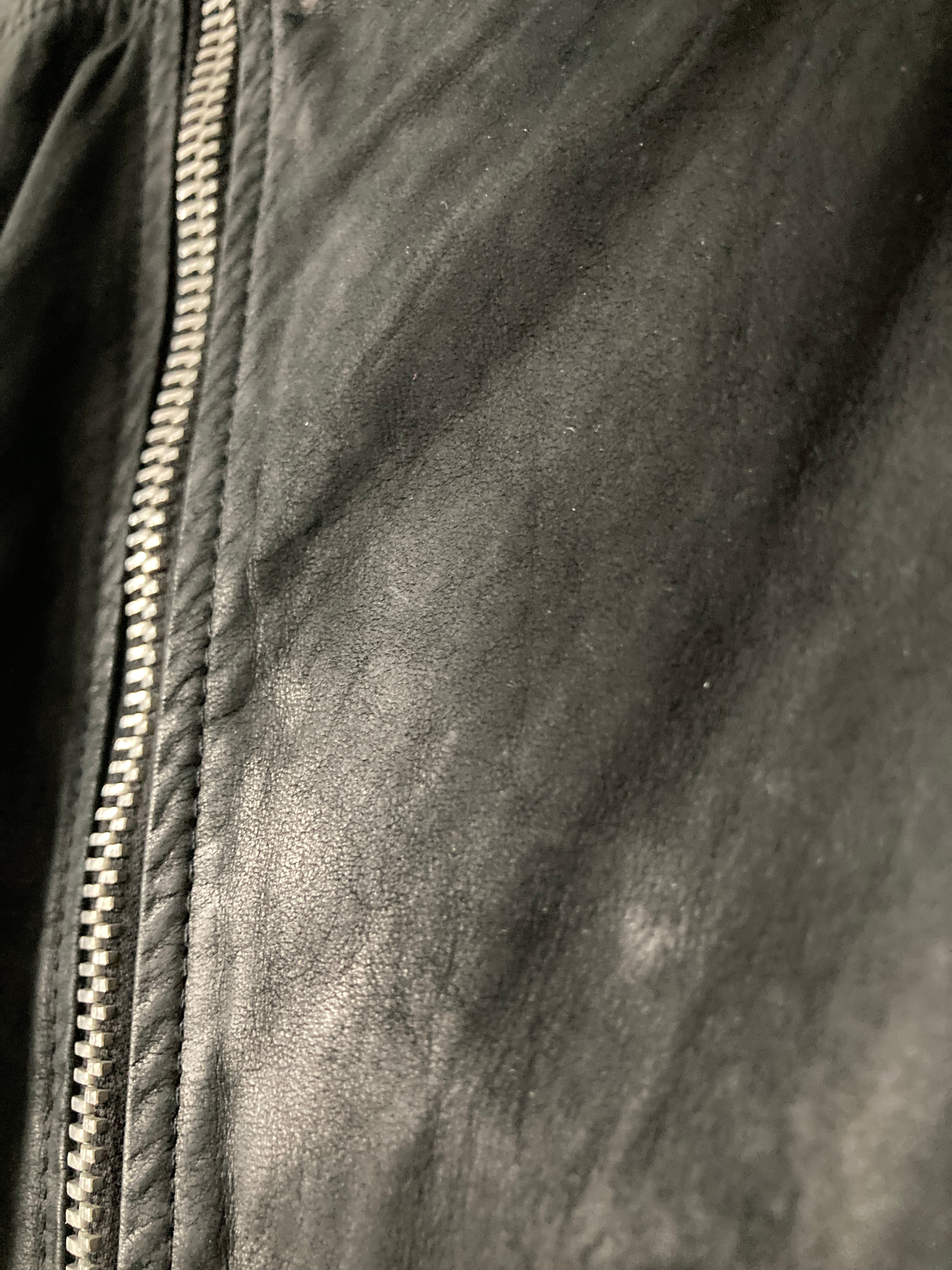 F/W 12 “MOUNTAIN” Washed Calf Leather Bauhaus Jacket IT48/M
