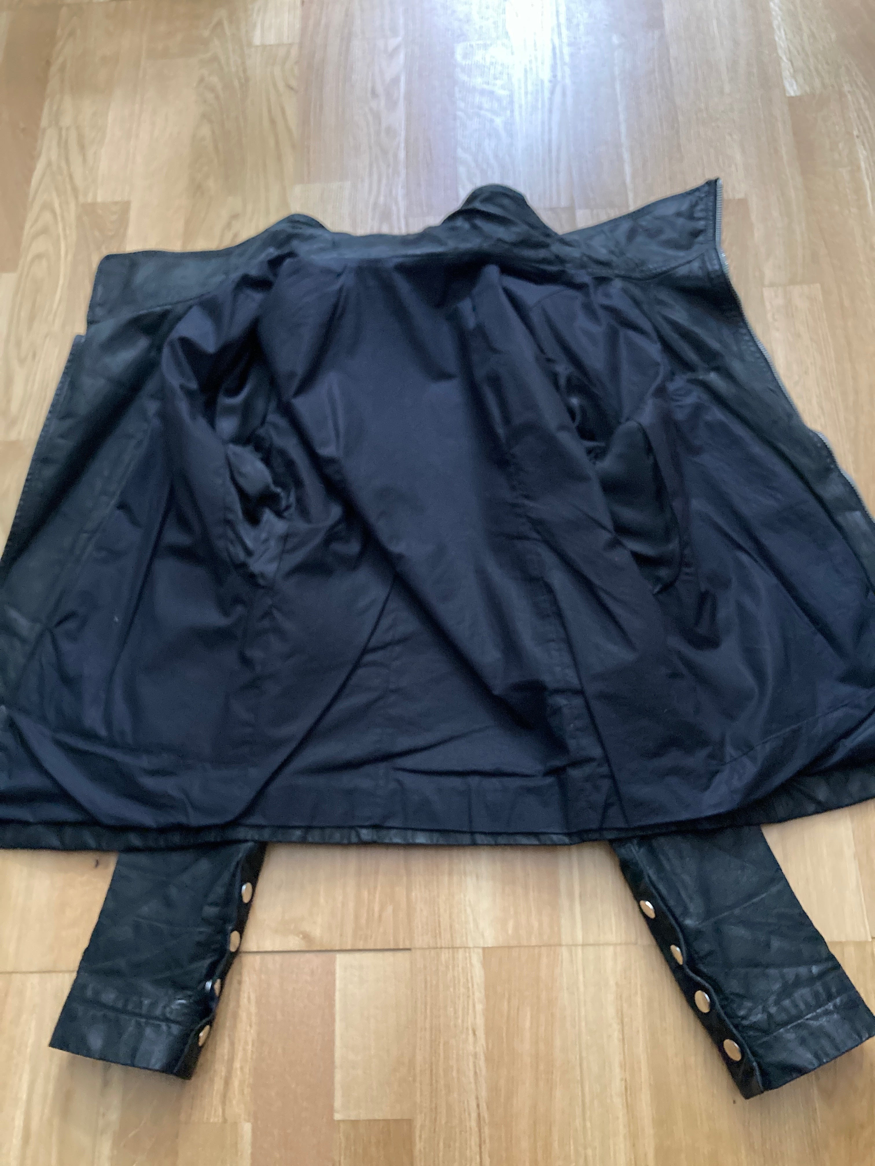 F/W 12 “MOUNTAIN” Washed Calf Leather Bauhaus Jacket IT48/M