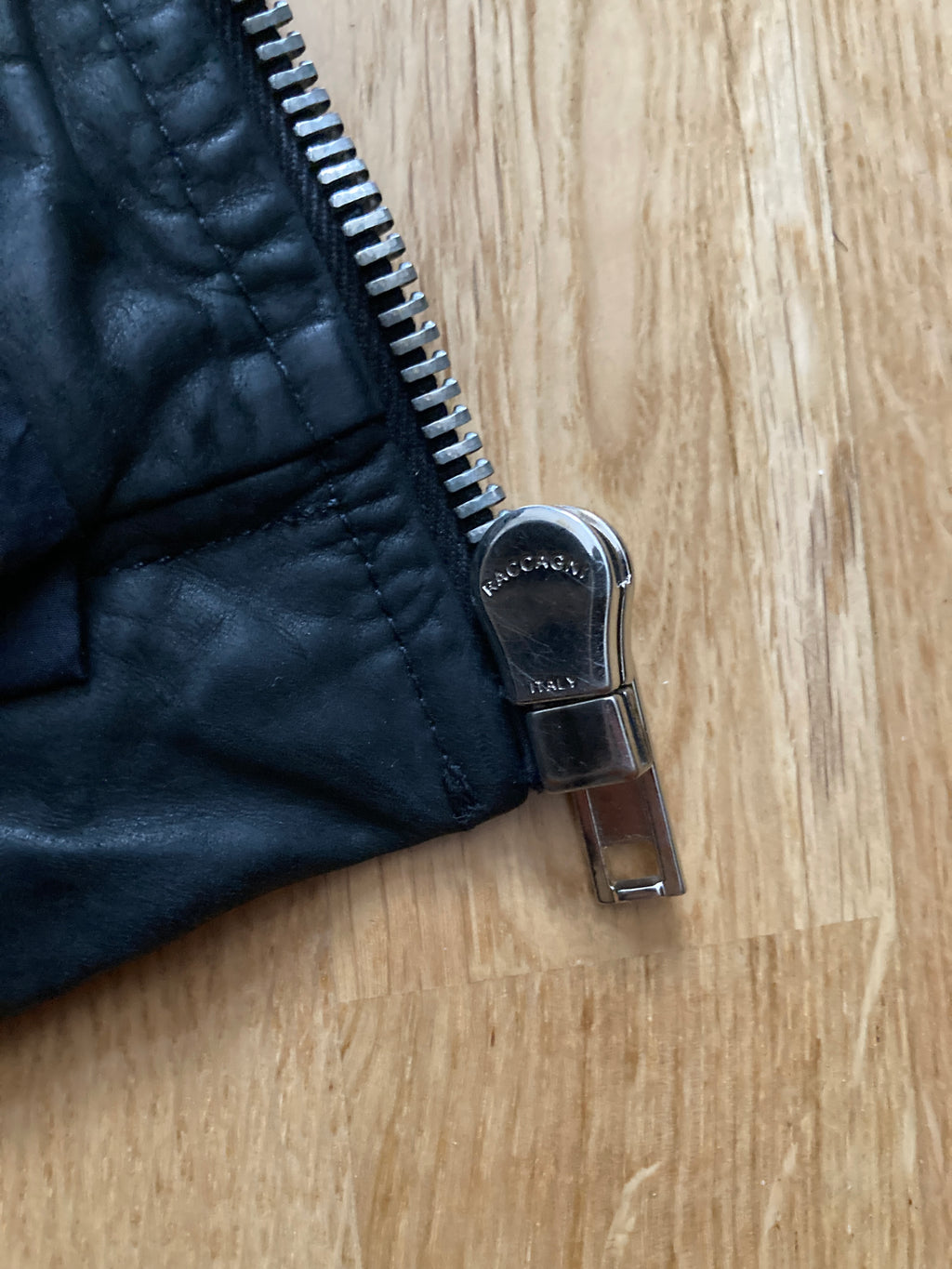 F/W 12 “MOUNTAIN” Washed Calf Leather Bauhaus Jacket IT48/M