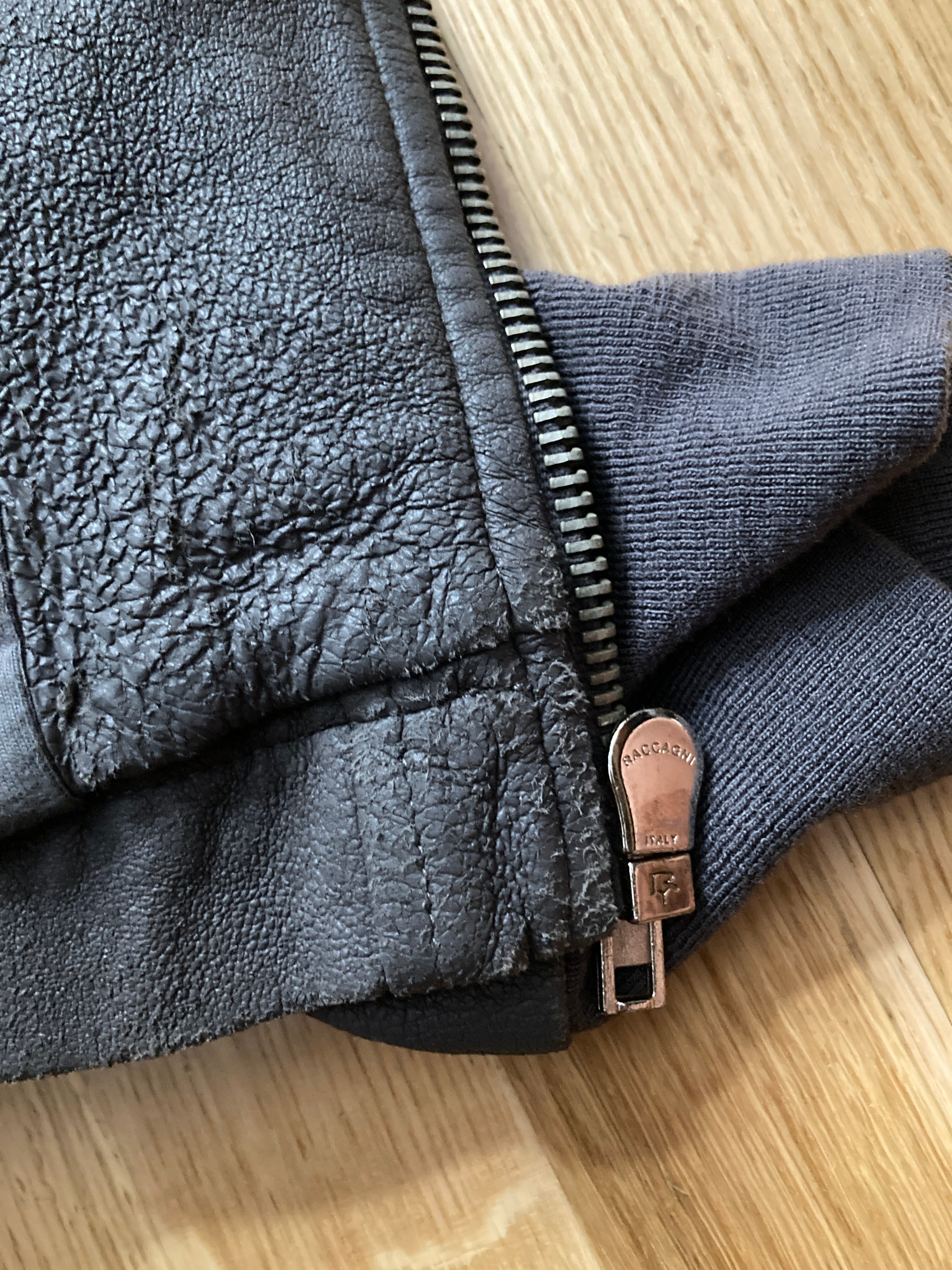 F/W 10 "GLEAM" Heavy Blistered Lamb Intarsia Jacket XXL