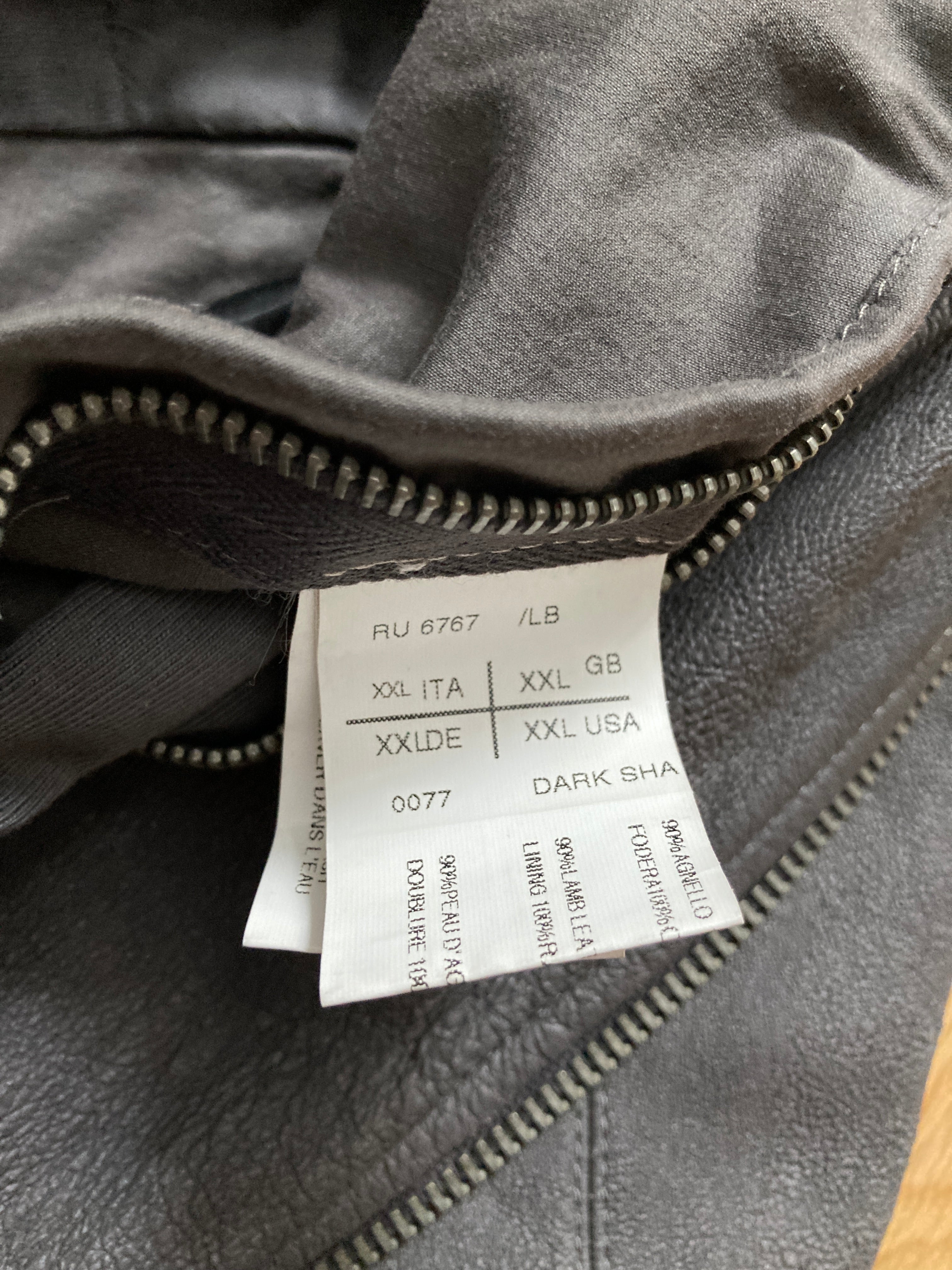 F/W 10 "GLEAM" Heavy Blistered Lamb Intarsia Jacket XXL