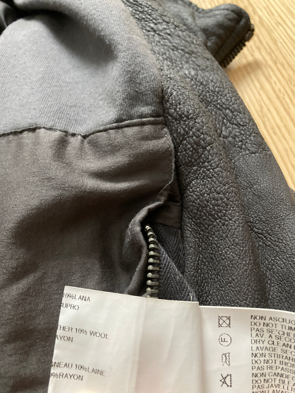 F/W 10 "GLEAM" Heavy Blistered Lamb Intarsia Jacket XXL