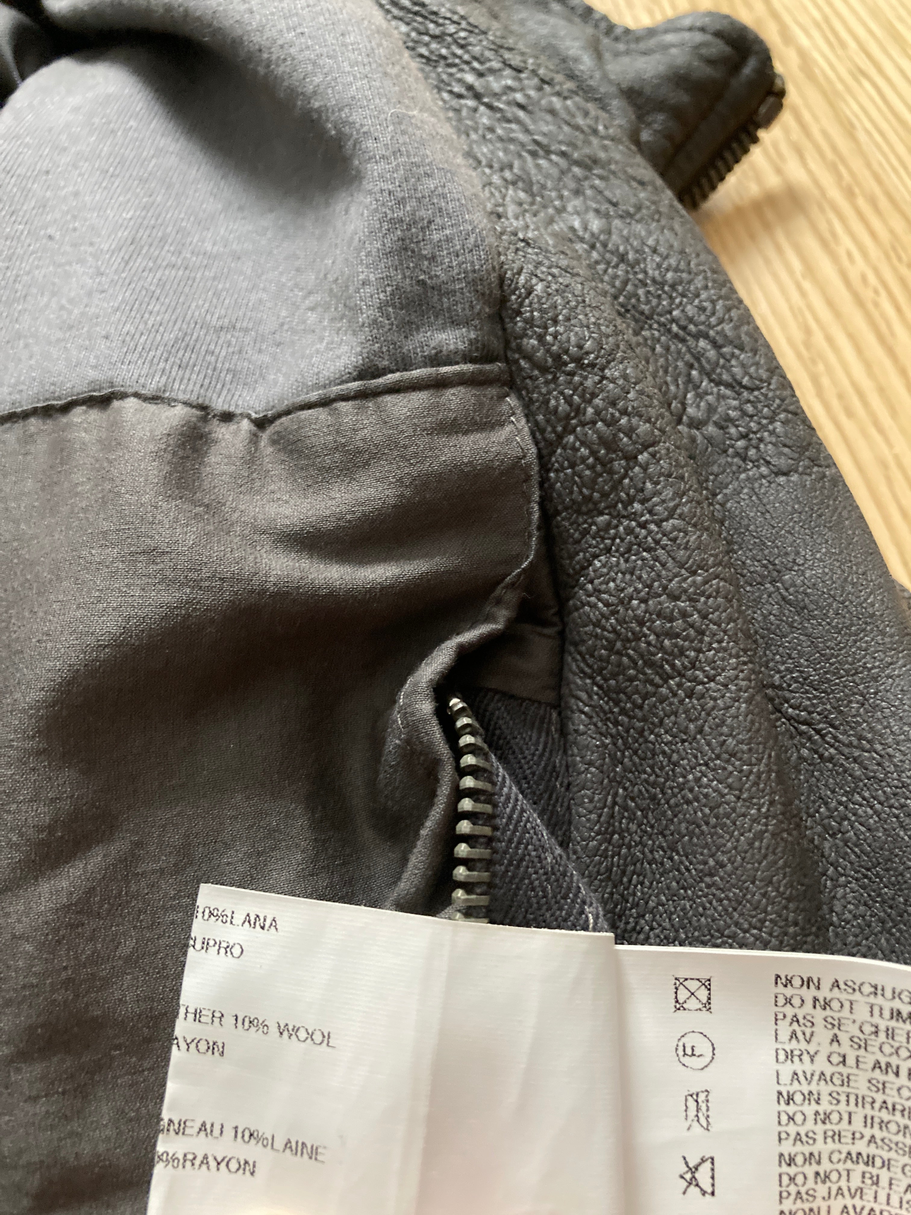 F/W 10 "GLEAM" Heavy Blistered Lamb Intarsia Jacket XXL