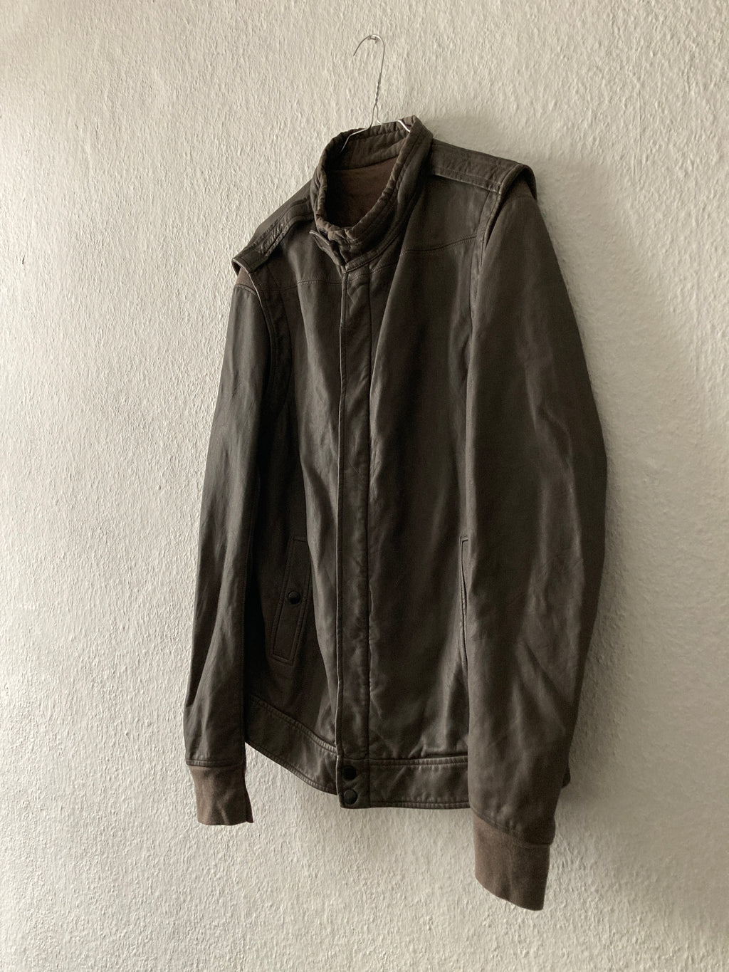 F/W 10 "GLEAM" F1 Pilot Lamb Leather Jacket XL Rick Owens