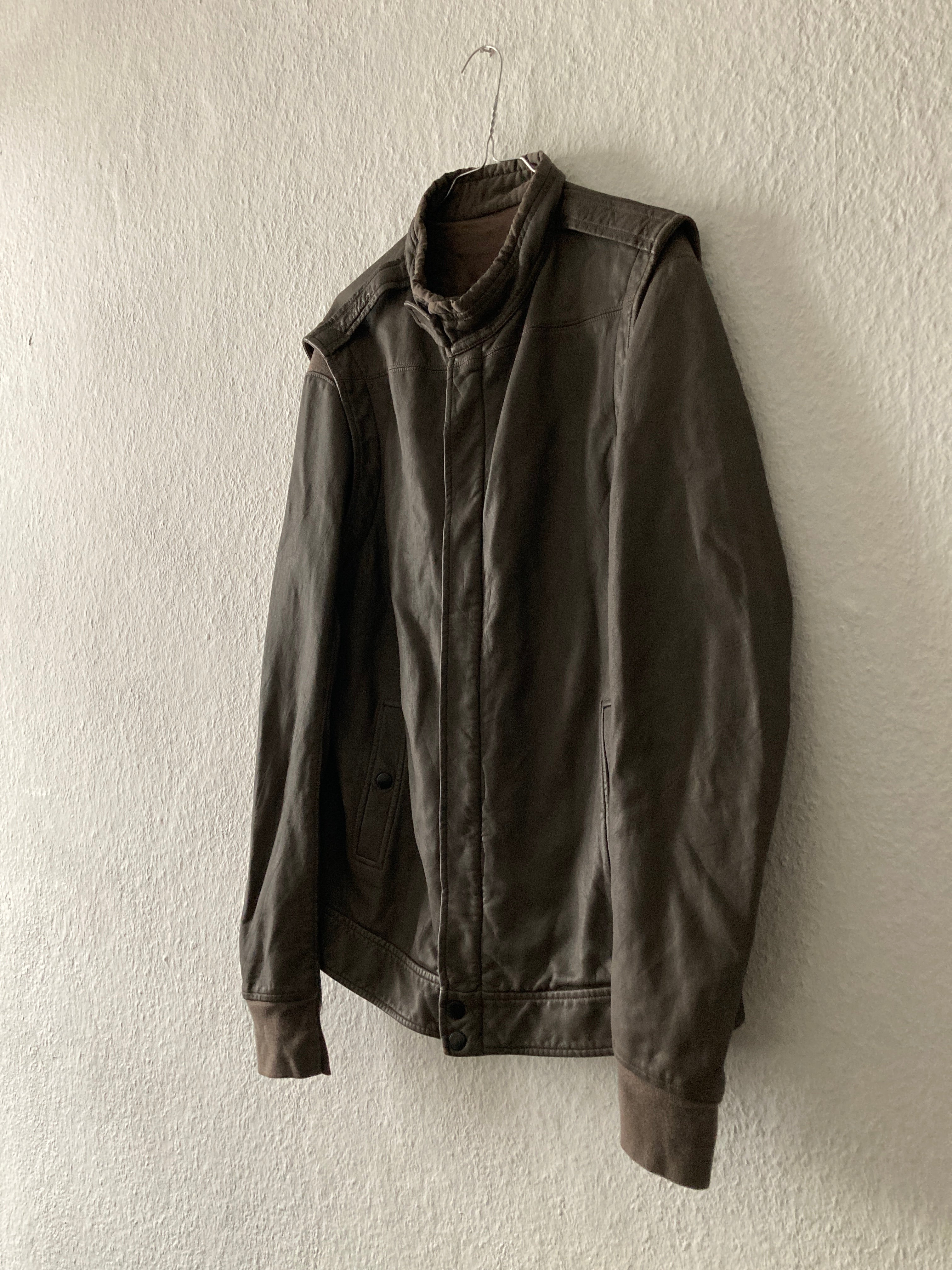 F/W 10 "GLEAM" F1 Pilot Lamb Leather Jacket XL Rick Owens