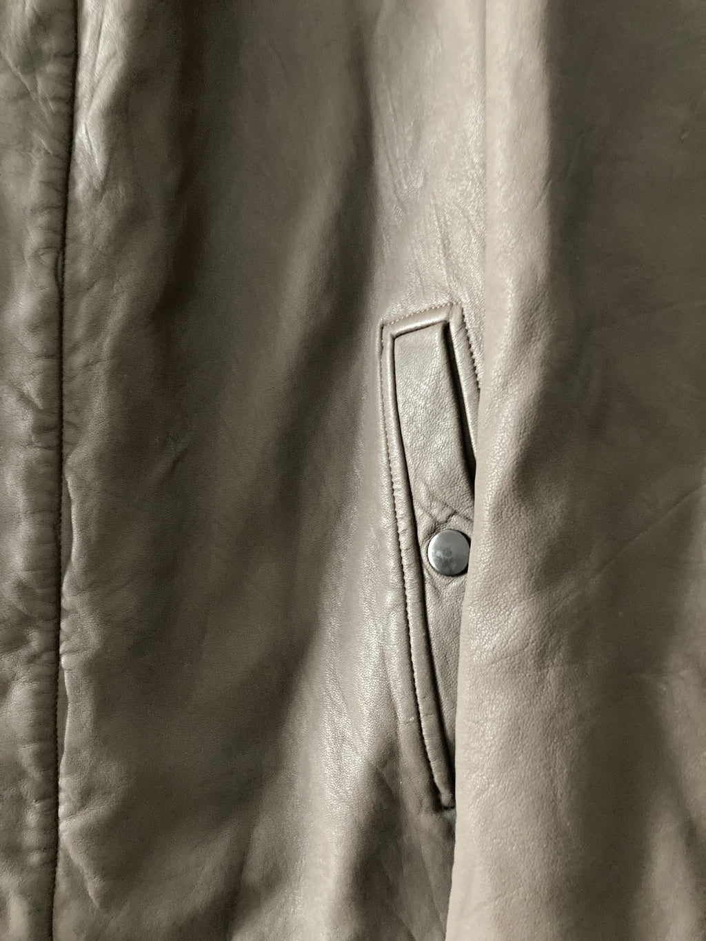 F/W 10 "GLEAM" F1 Pilot Lamb Leather Jacket XL Rick Owens