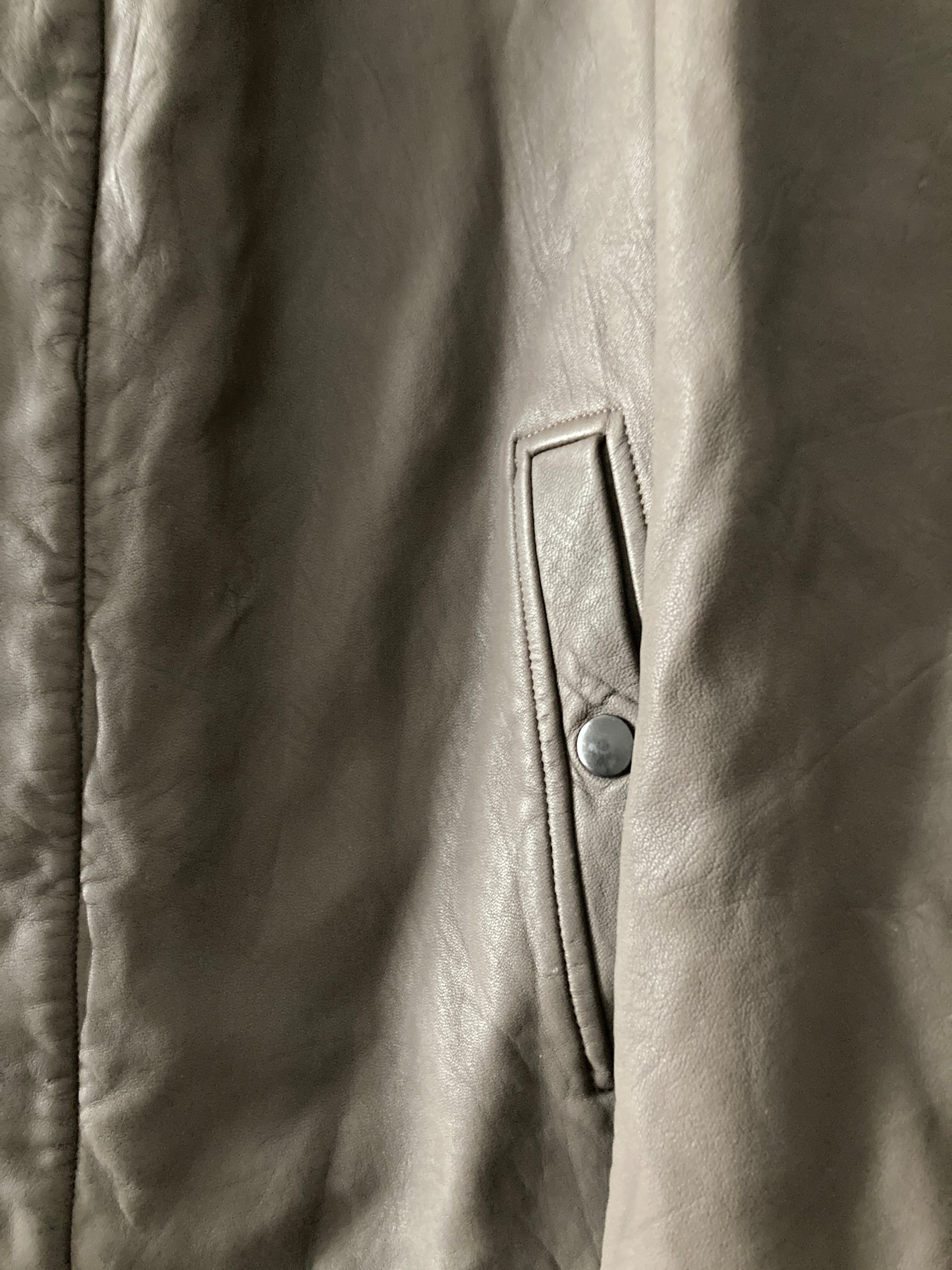 F/W 10 "GLEAM" F1 Pilot Lamb Leather Jacket XL Rick Owens