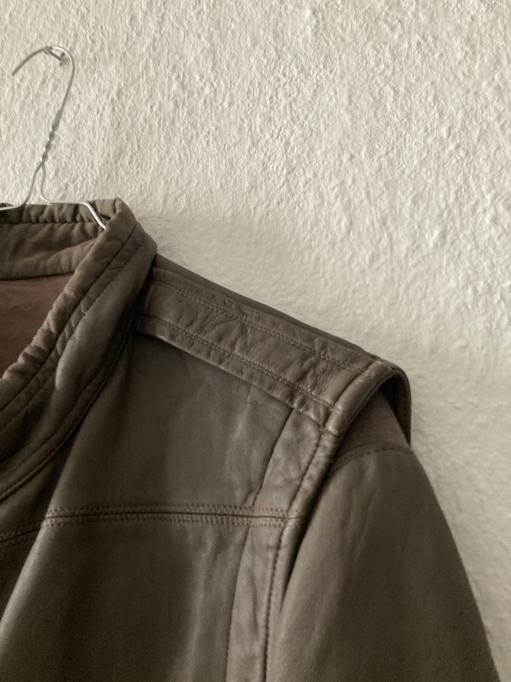 F/W 10 "GLEAM" F1 Pilot Lamb Leather Jacket XL Rick Owens