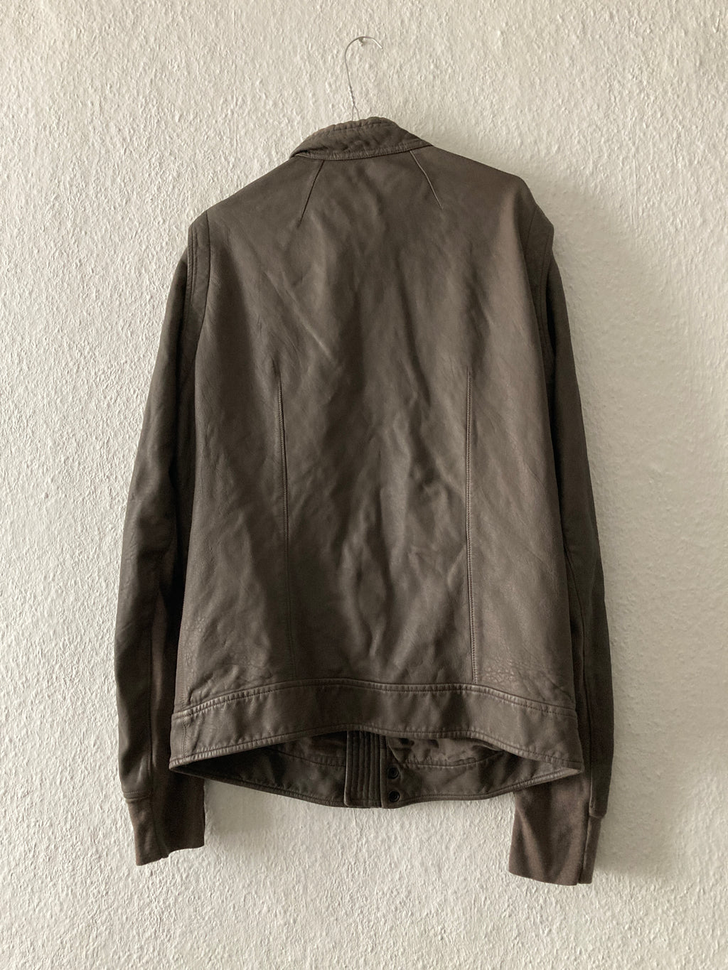 F/W 10 "GLEAM" F1 Pilot Lamb Leather Jacket XL Rick Owens