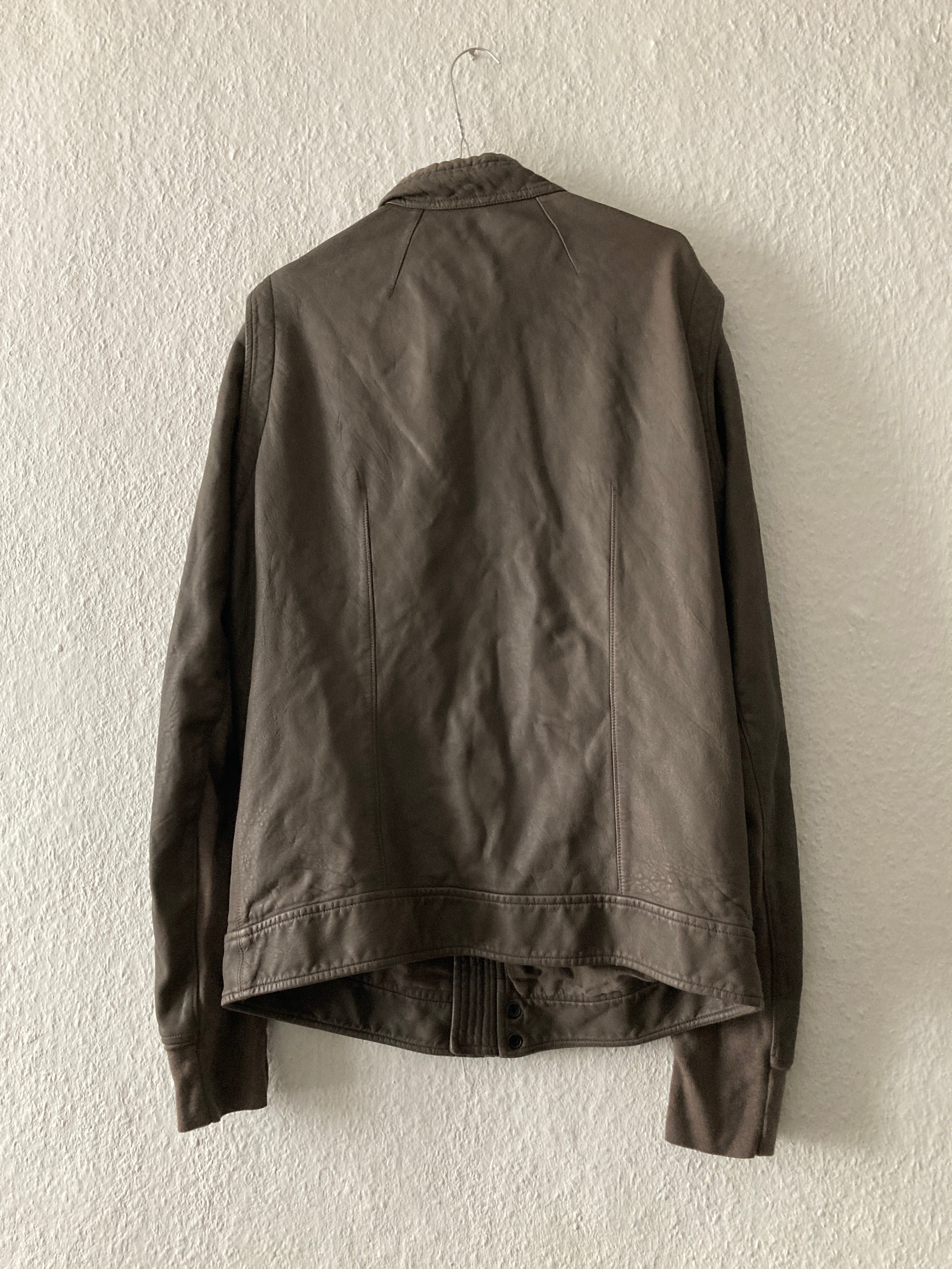 F/W 10 "GLEAM" F1 Pilot Lamb Leather Jacket XL Rick Owens