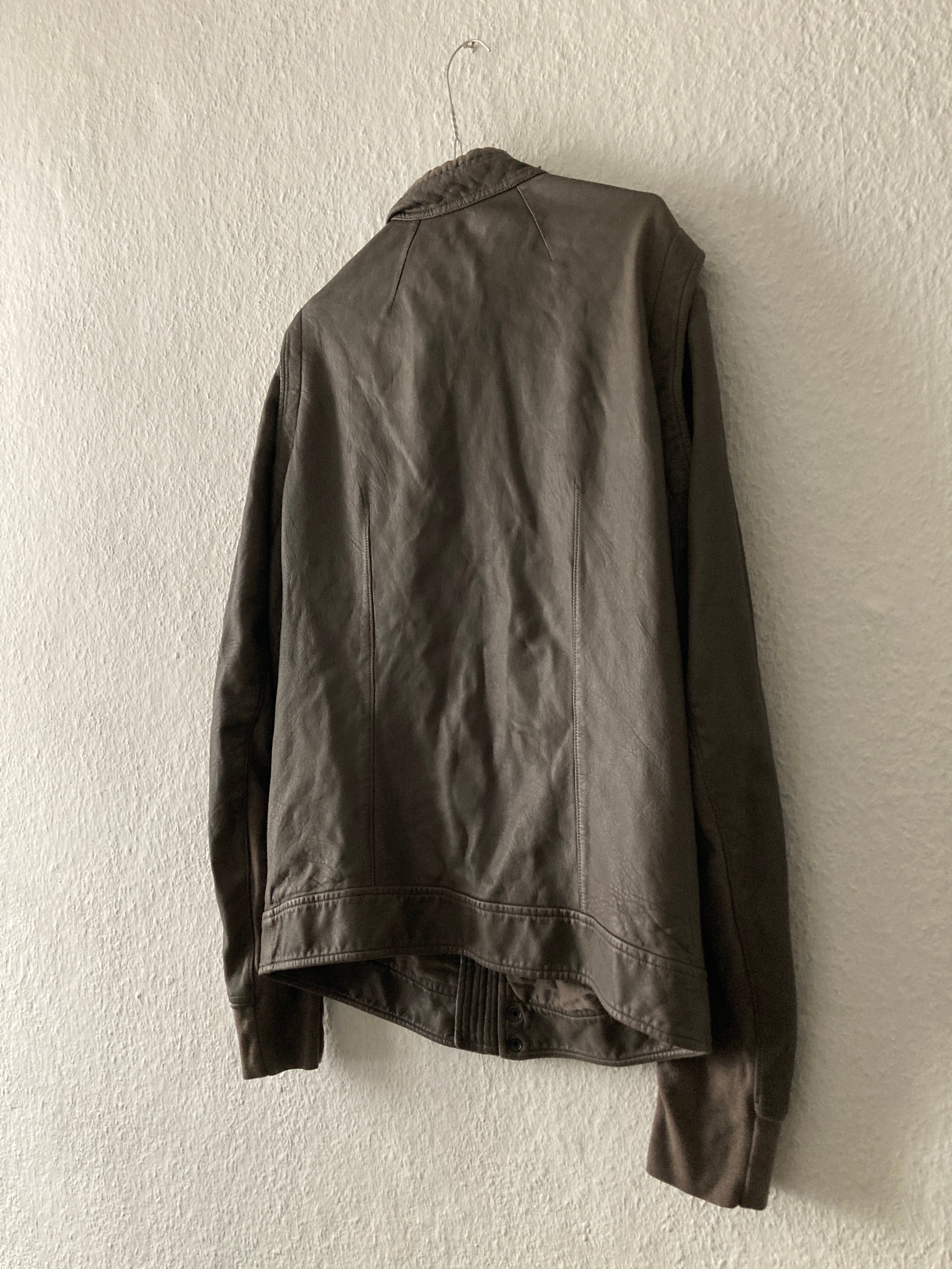 F/W 10 "GLEAM" F1 Pilot Lamb Leather Jacket XL Rick Owens
