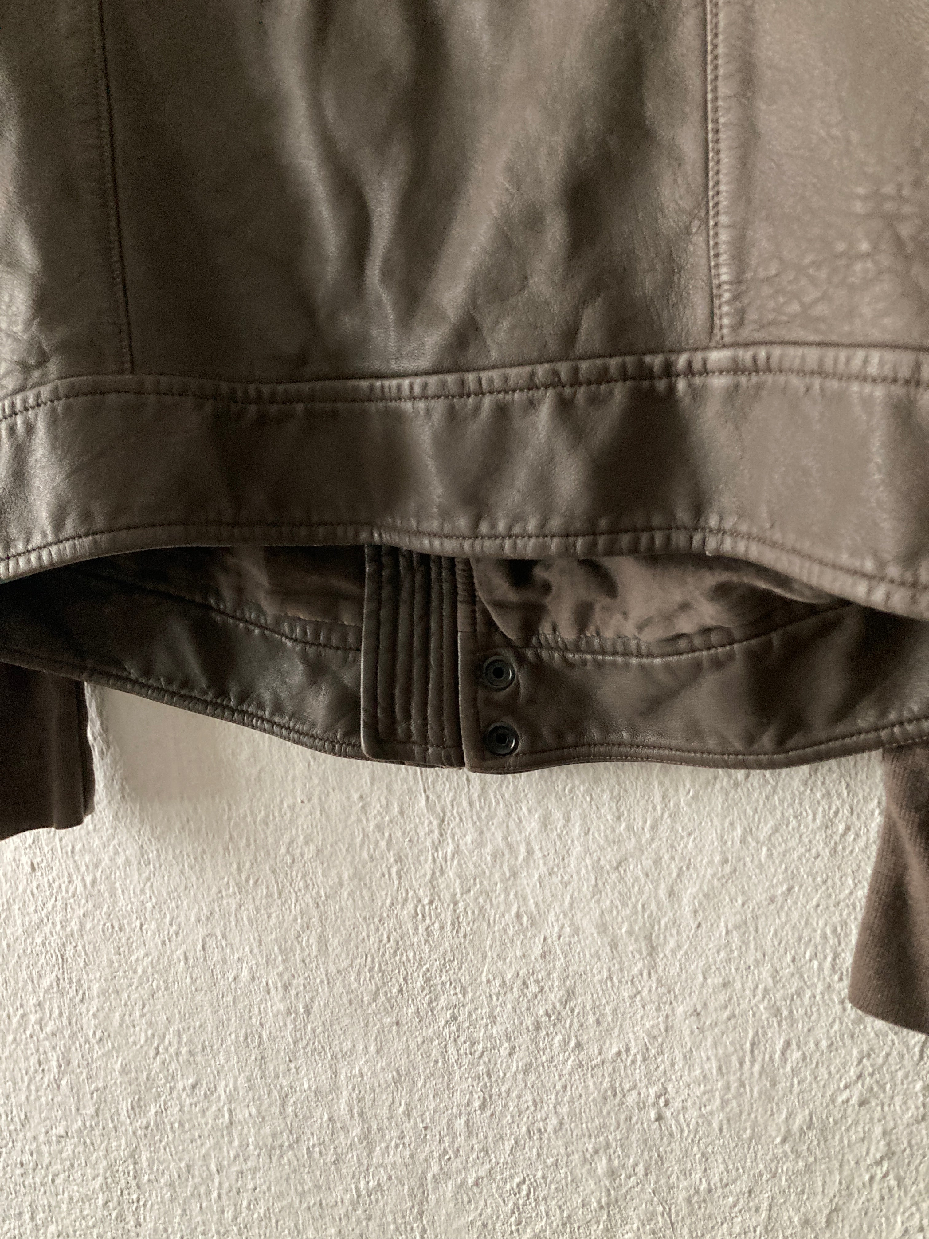 F/W 10 "GLEAM" F1 Pilot Lamb Leather Jacket XL Rick Owens