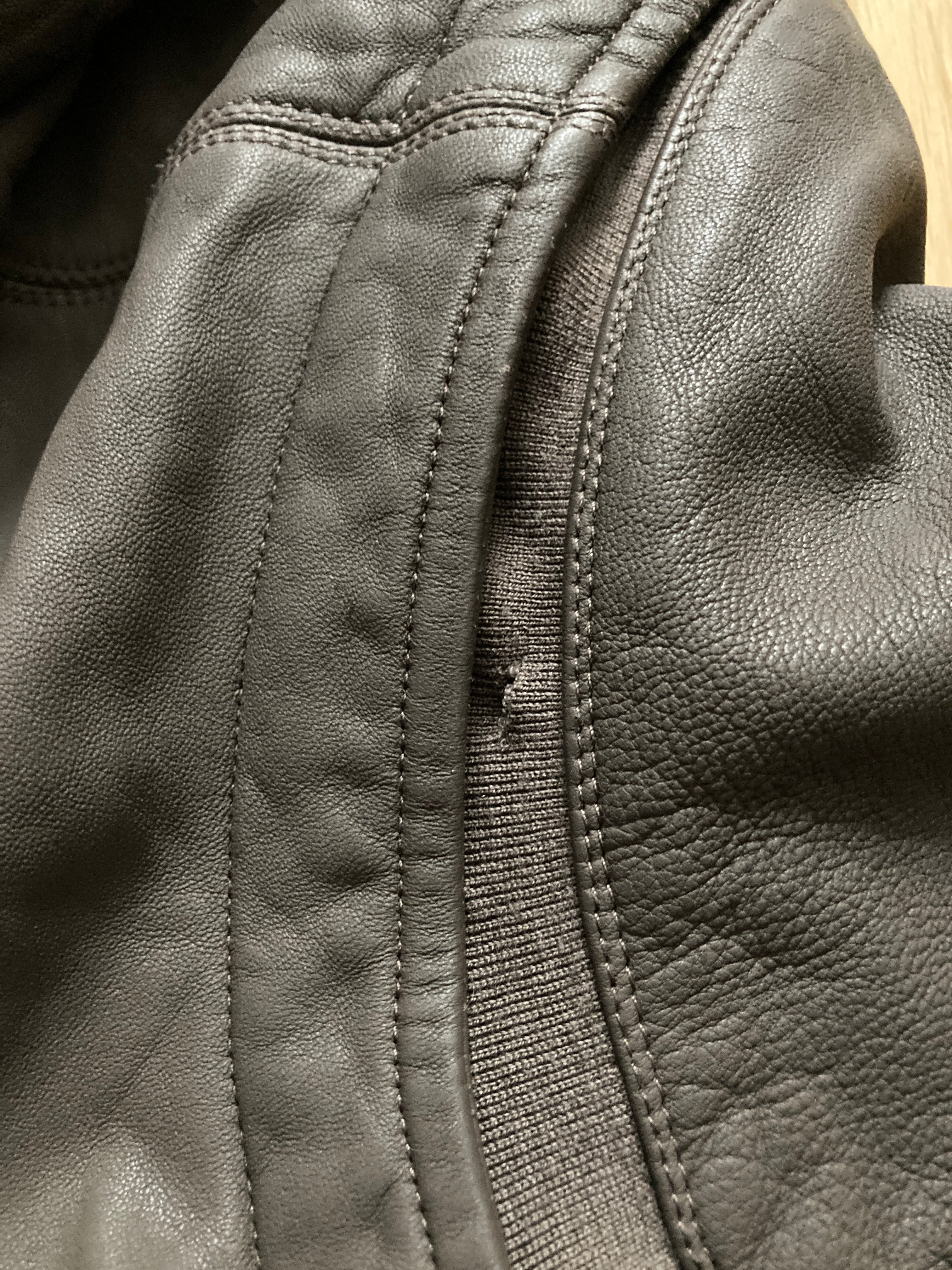 F/W 10 "GLEAM" F1 Pilot Lamb Leather Jacket XL Rick Owens