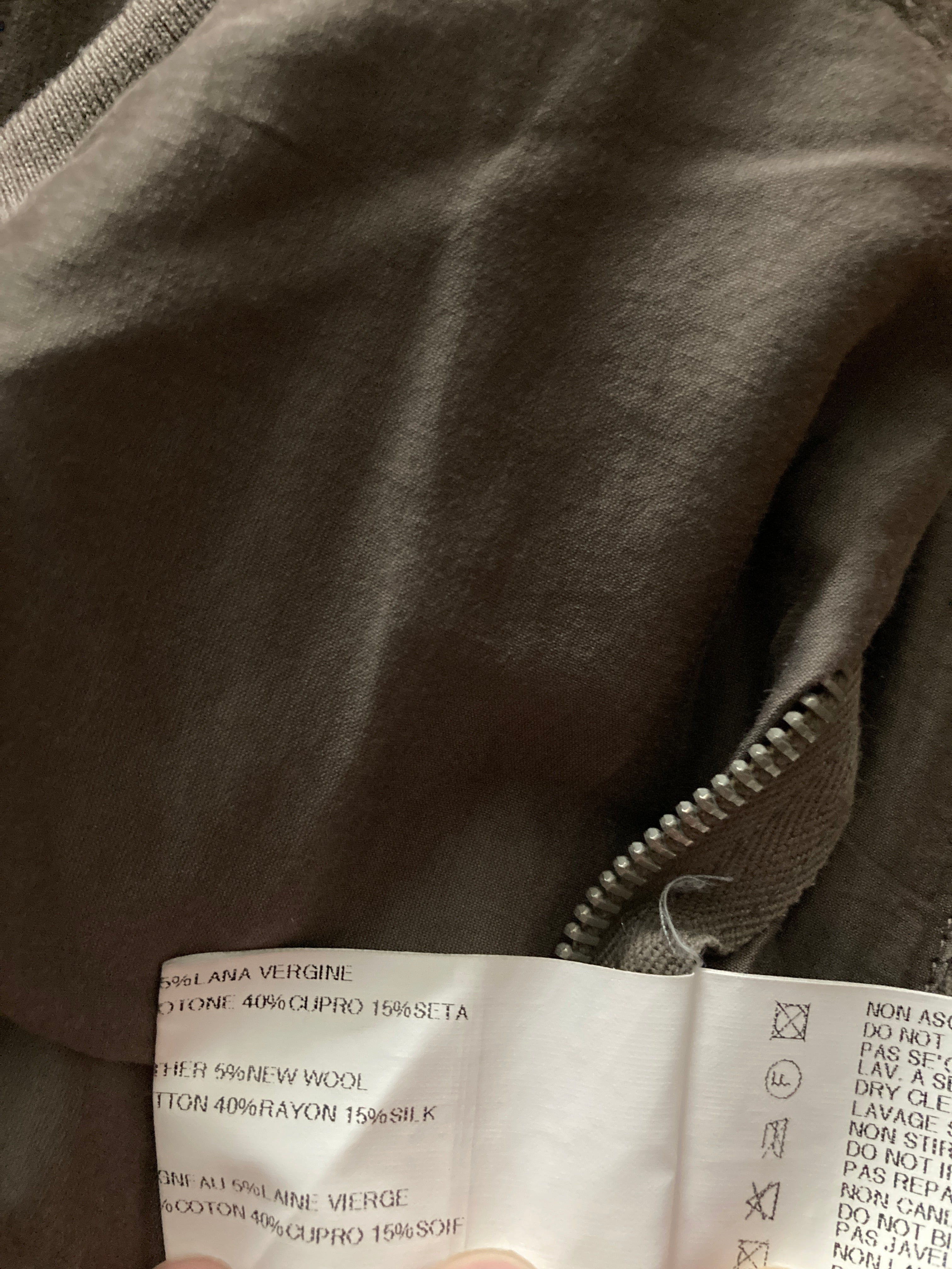 F/W 10 "GLEAM" F1 Pilot Lamb Leather Jacket XL Rick Owens