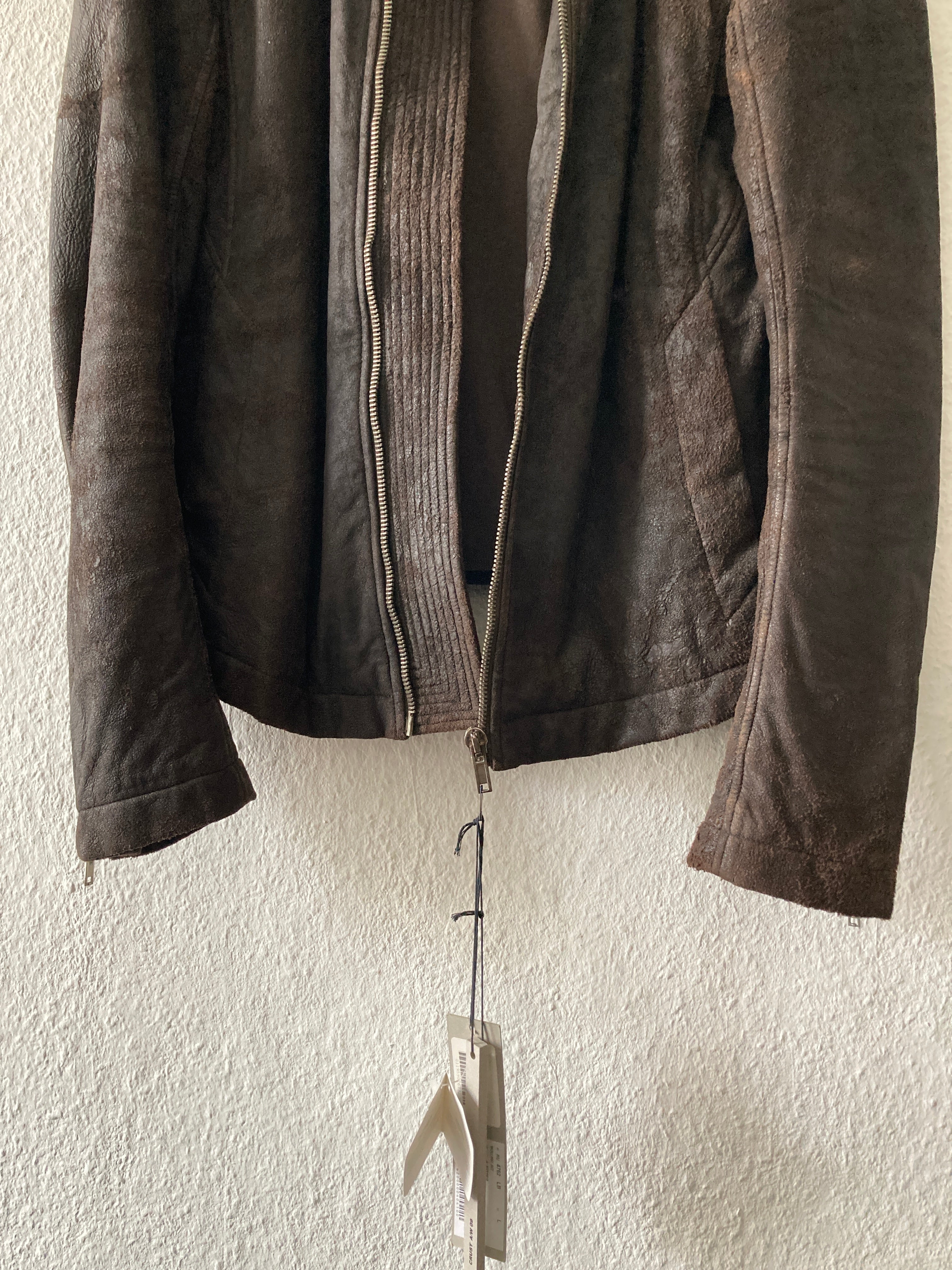 F/W 09 “CRUST” Bitter Blistered Lamb Mollino Leather Jacket