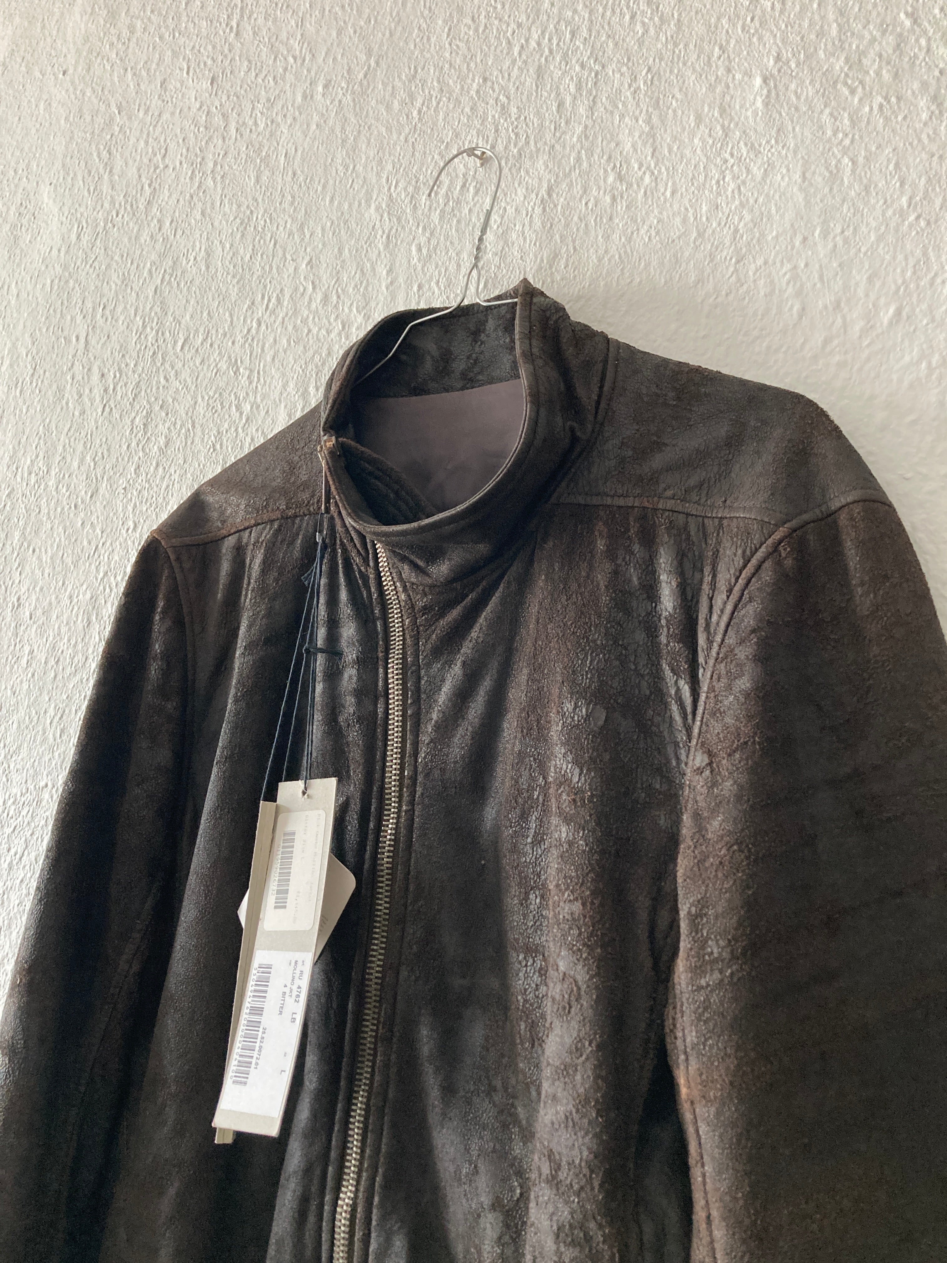 F/W 09 “CRUST” Bitter Blistered Lamb Mollino Leather Jacket