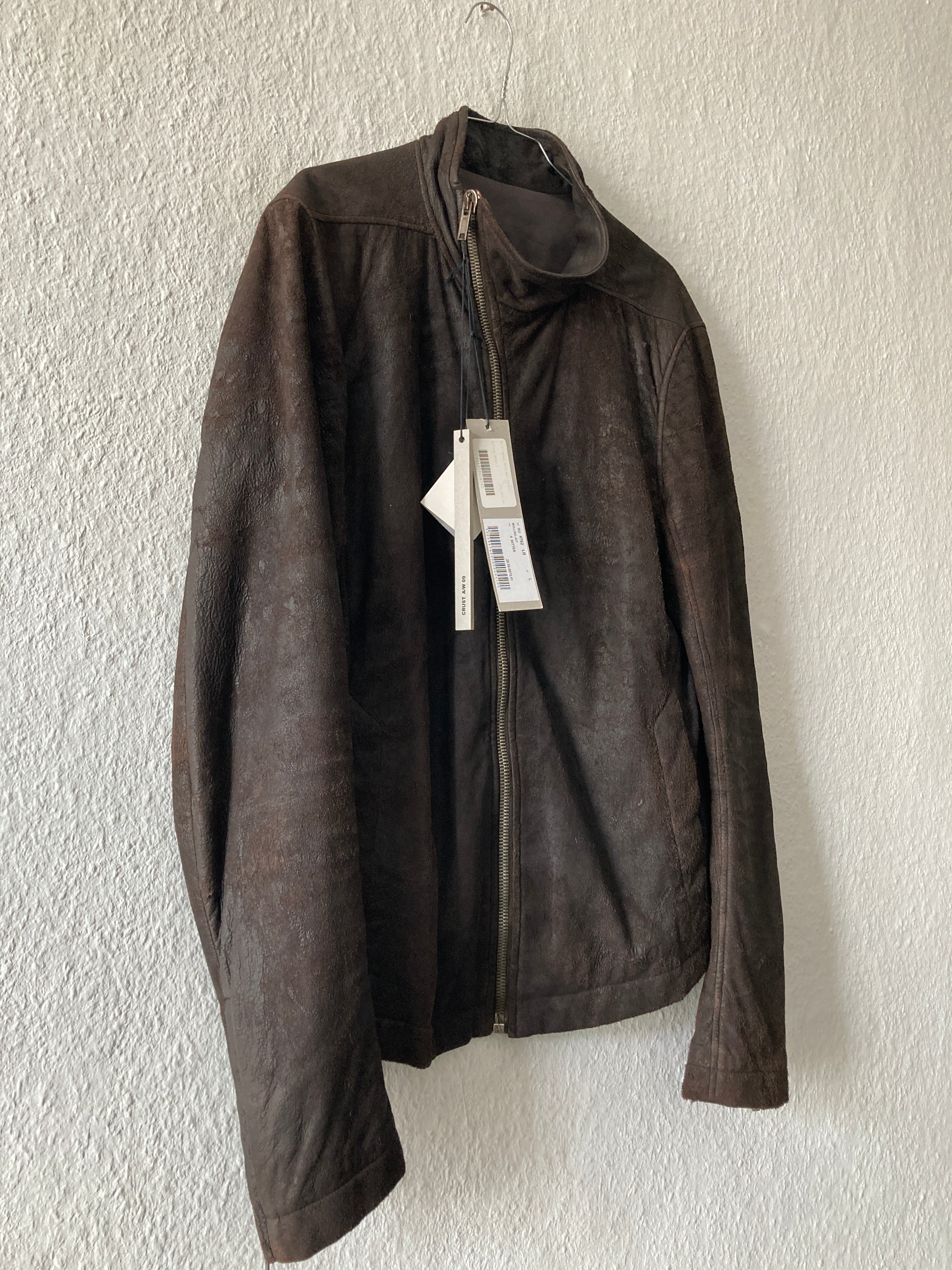 F/W 09 “CRUST” Bitter Blistered Lamb Mollino Leather Jacket