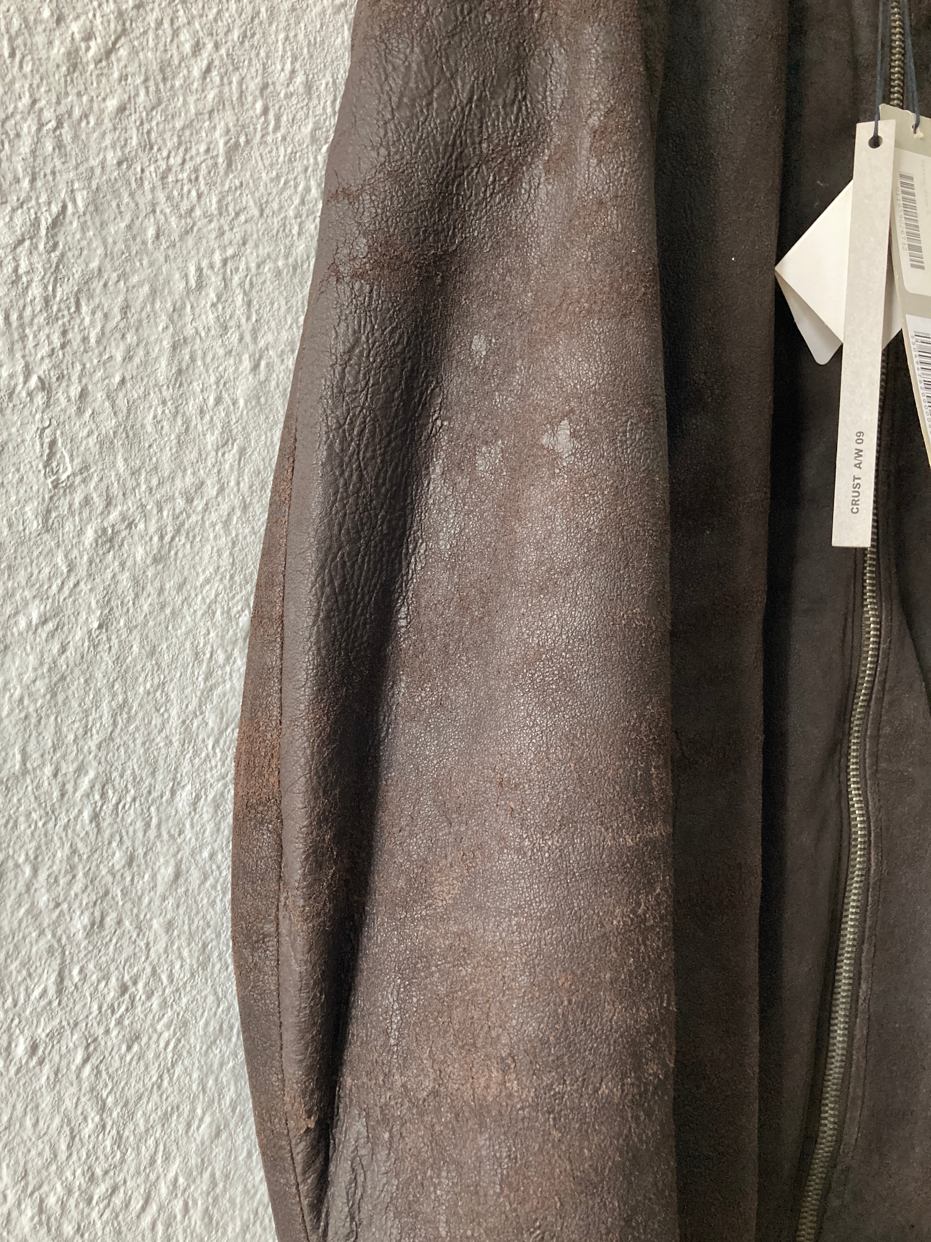 F/W 09 “CRUST” Bitter Blistered Lamb Mollino Leather Jacket