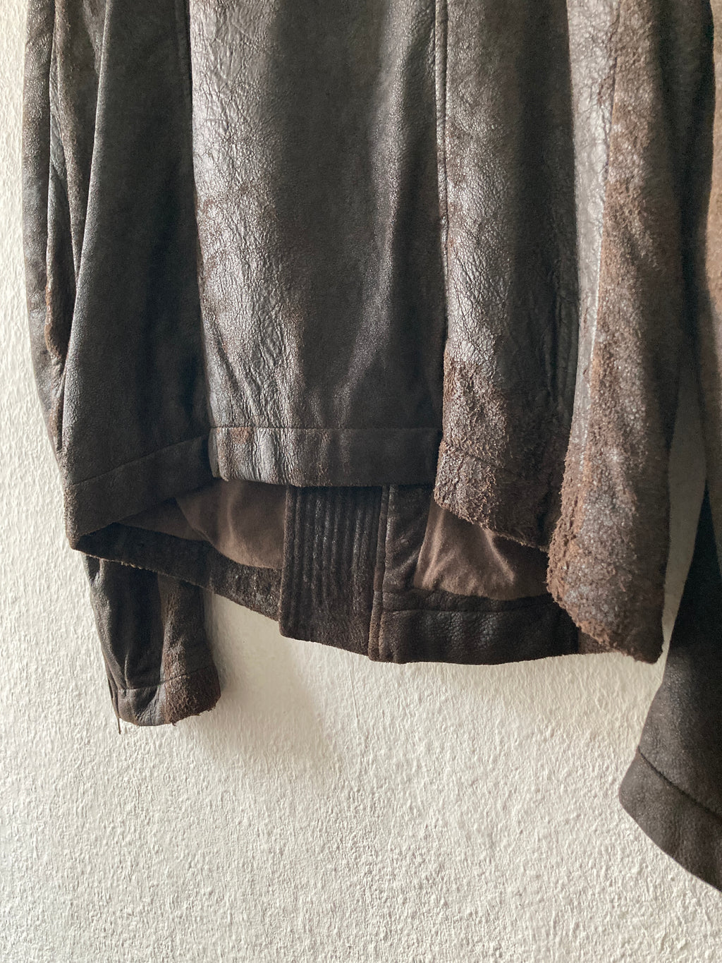 F/W 09 “CRUST” Bitter Blistered Lamb Mollino Leather Jacket