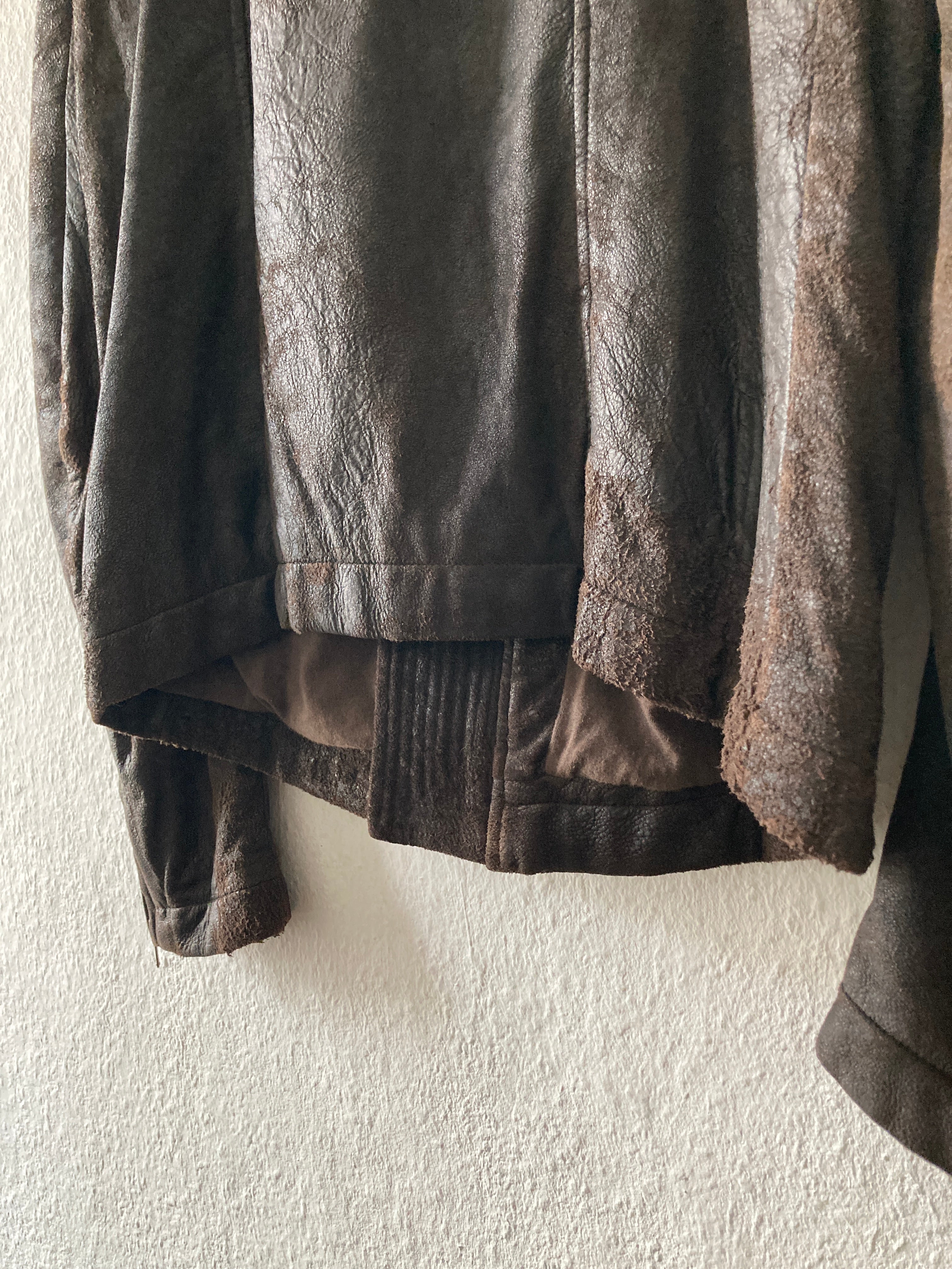 F/W 09 “CRUST” Bitter Blistered Lamb Mollino Leather Jacket