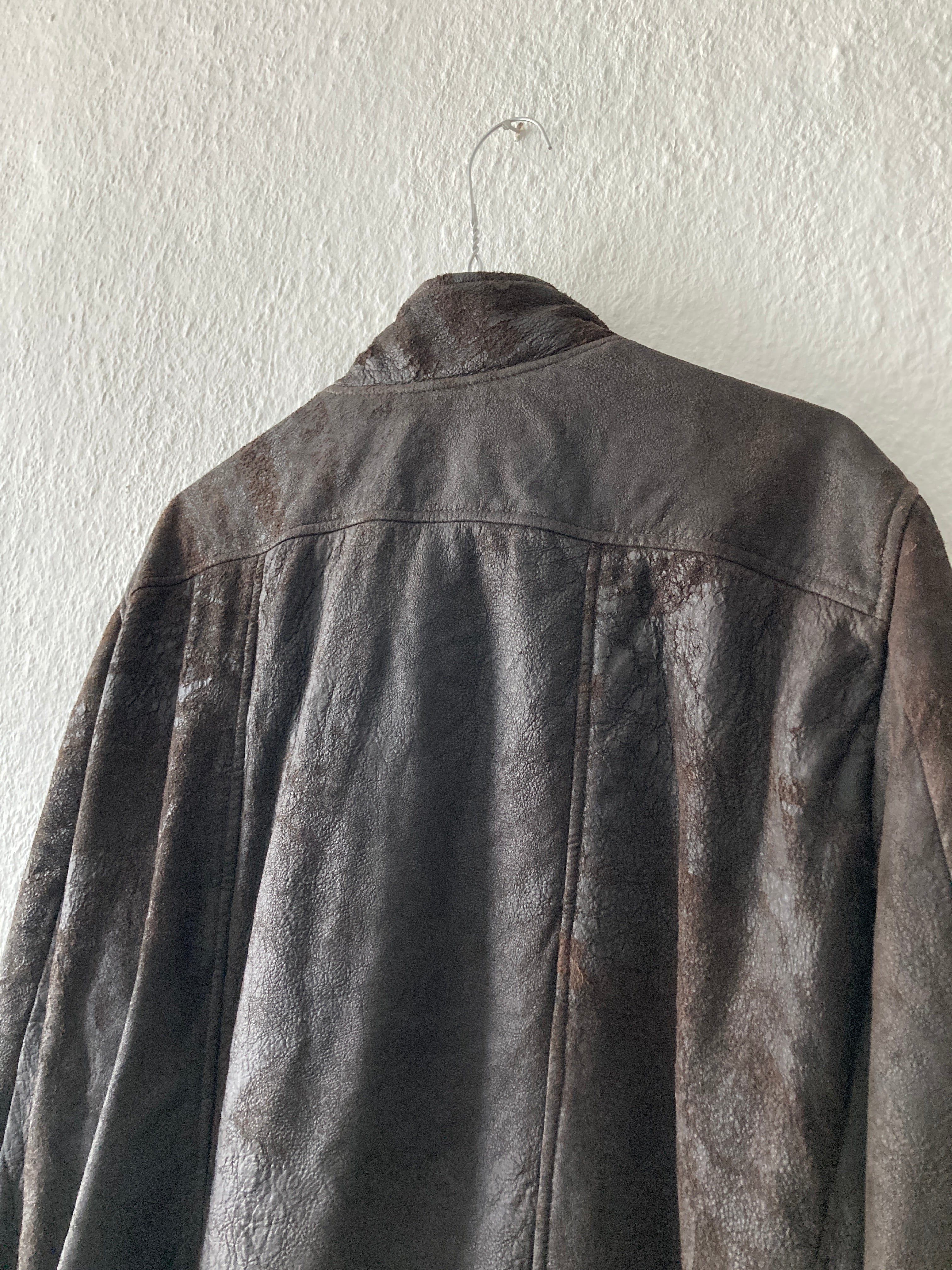 F/W 09 “CRUST” Bitter Blistered Lamb Mollino Leather Jacket