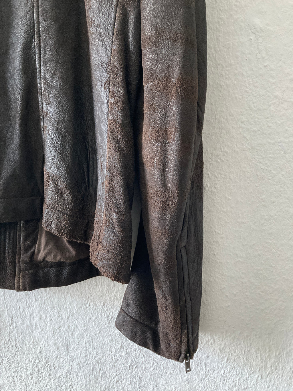 F/W 09 “CRUST” Bitter Blistered Lamb Mollino Leather Jacket