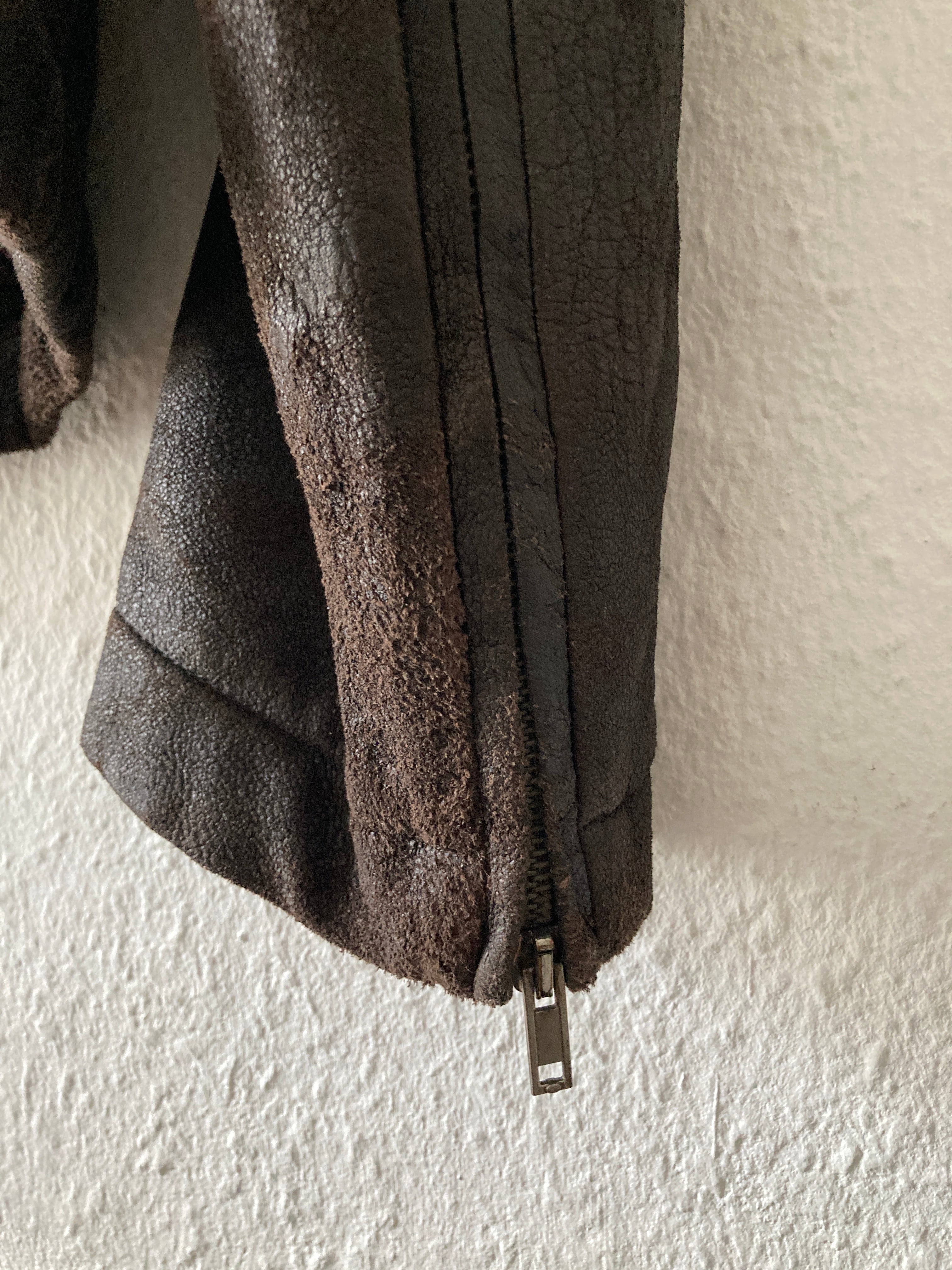 F/W 09 “CRUST” Bitter Blistered Lamb Mollino Leather Jacket