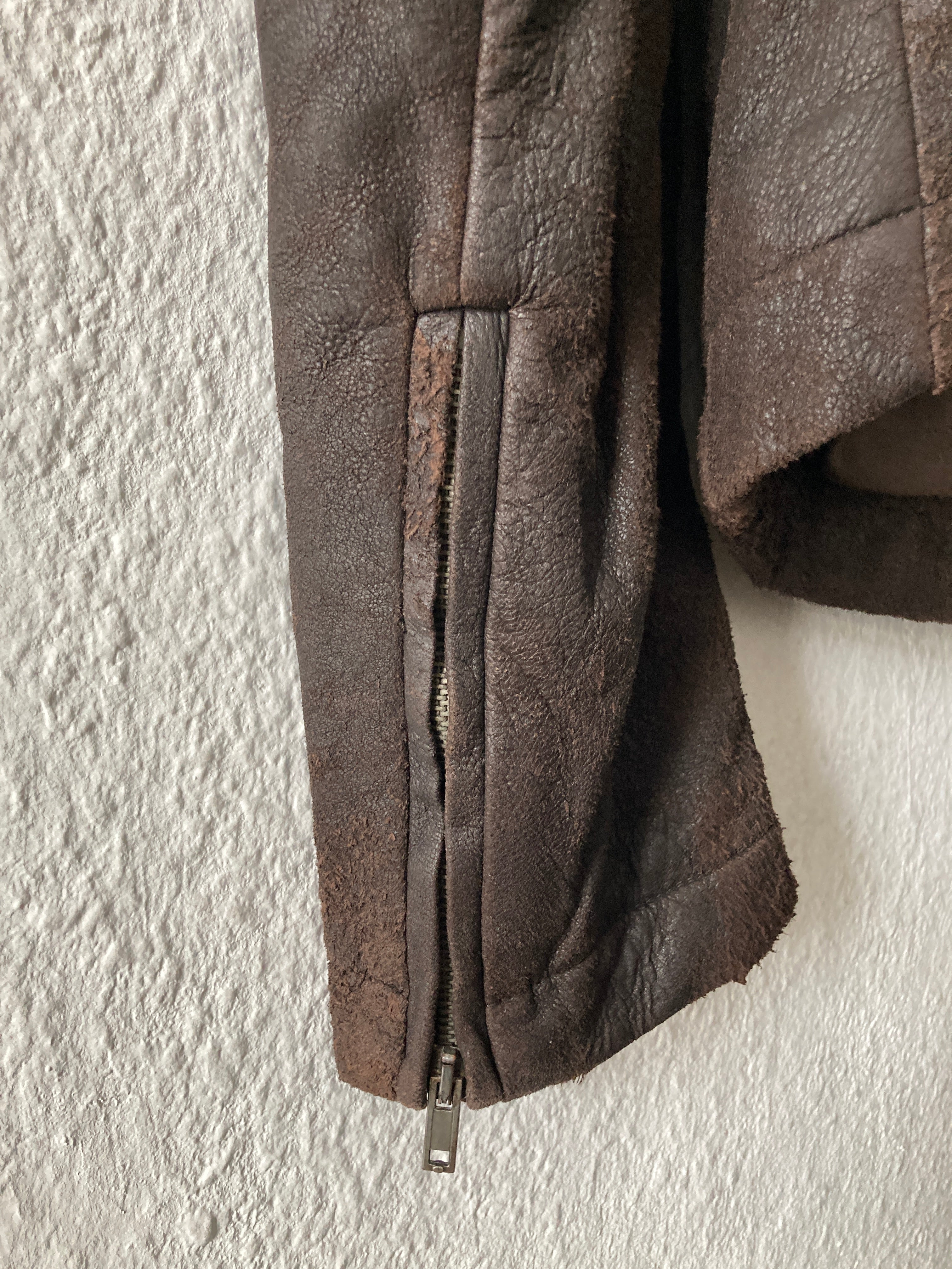 F/W 09 “CRUST” Bitter Blistered Lamb Mollino Leather Jacket