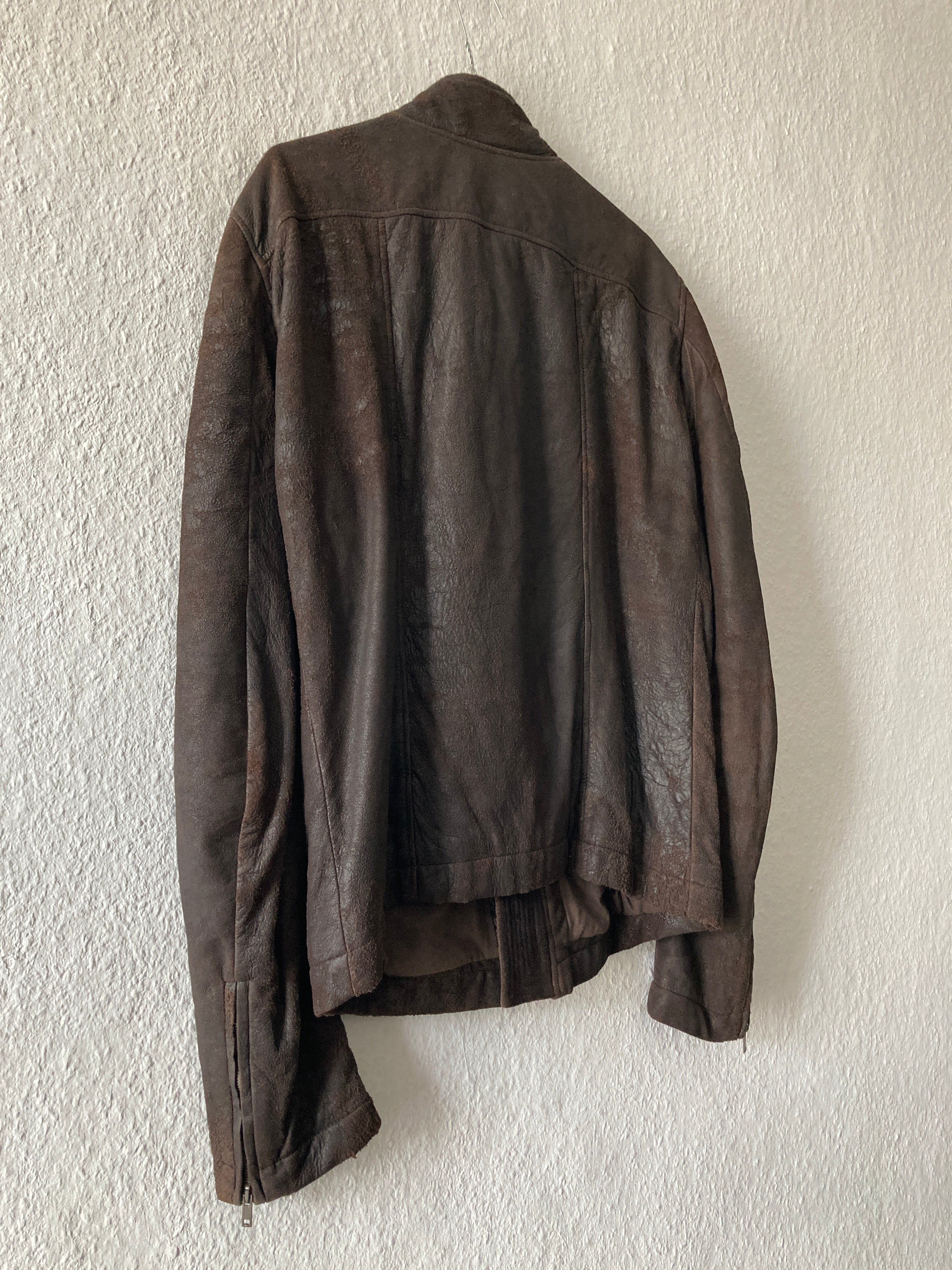 F/W 09 “CRUST” Bitter Blistered Lamb Mollino Leather Jacket