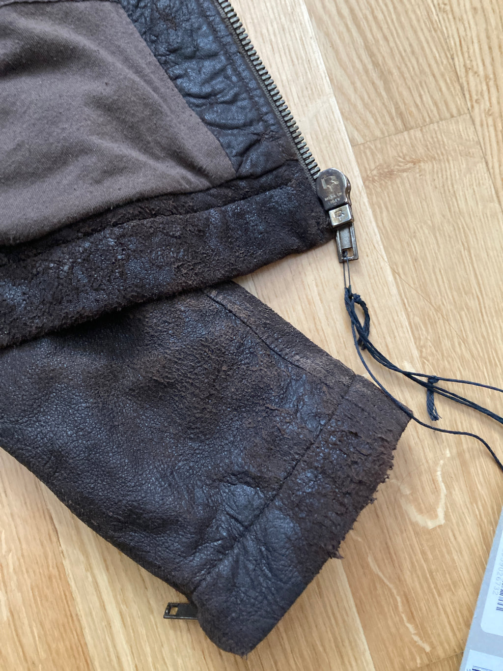 F/W 09 “CRUST” Bitter Blistered Lamb Mollino Leather Jacket