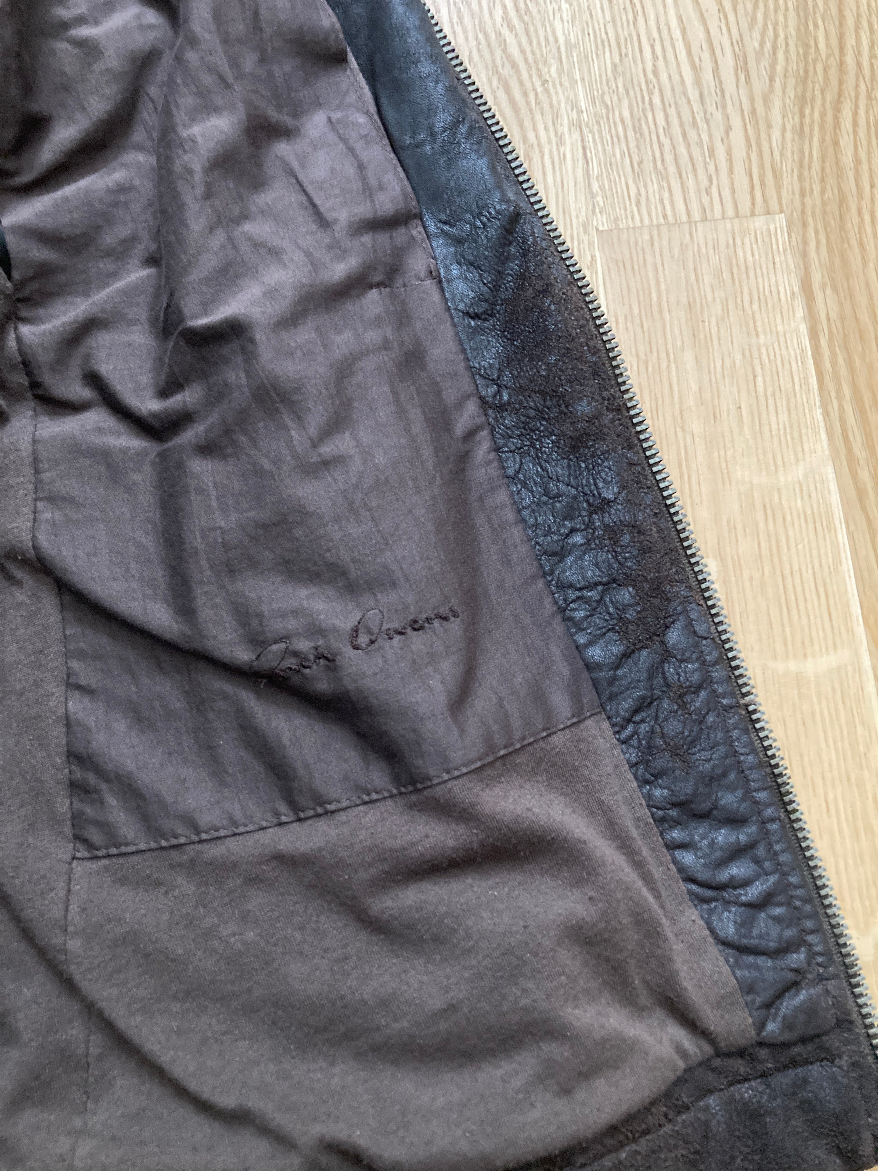 F/W 09 “CRUST” Bitter Blistered Lamb Mollino Leather Jacket