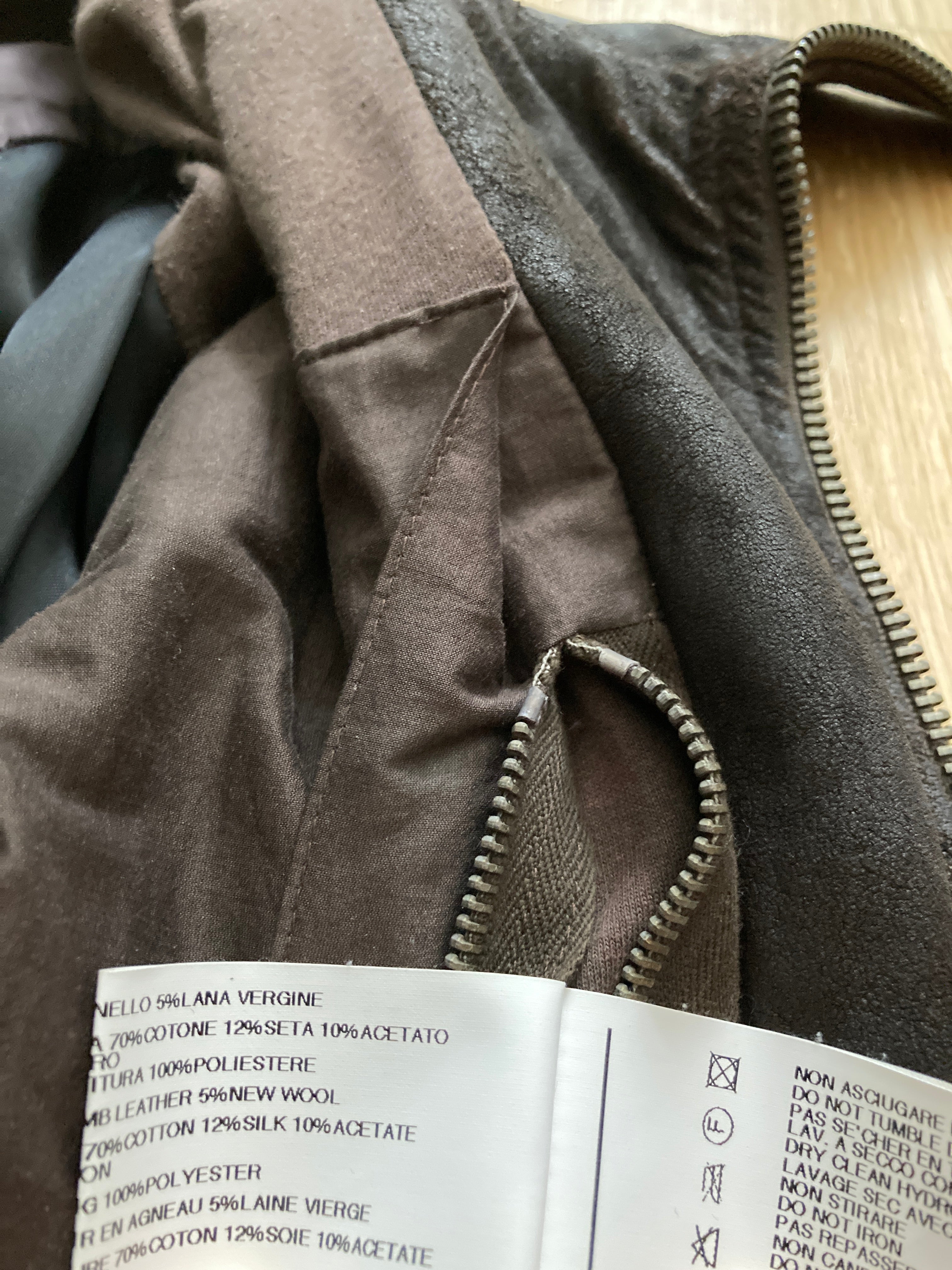 F/W 09 “CRUST” Bitter Blistered Lamb Mollino Leather Jacket