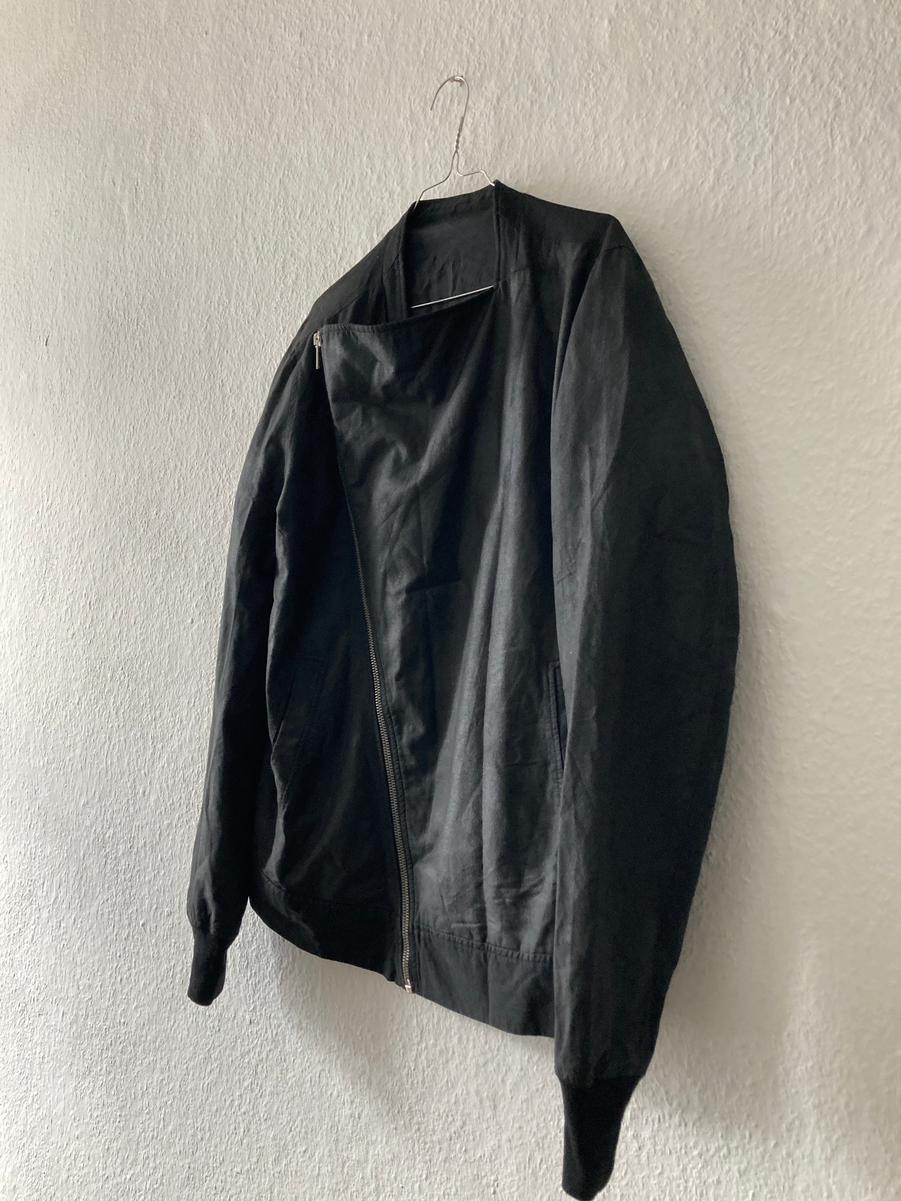 S/S 09 "STRUTTER" Waxed Black Berger Jacket Rick Owens XL