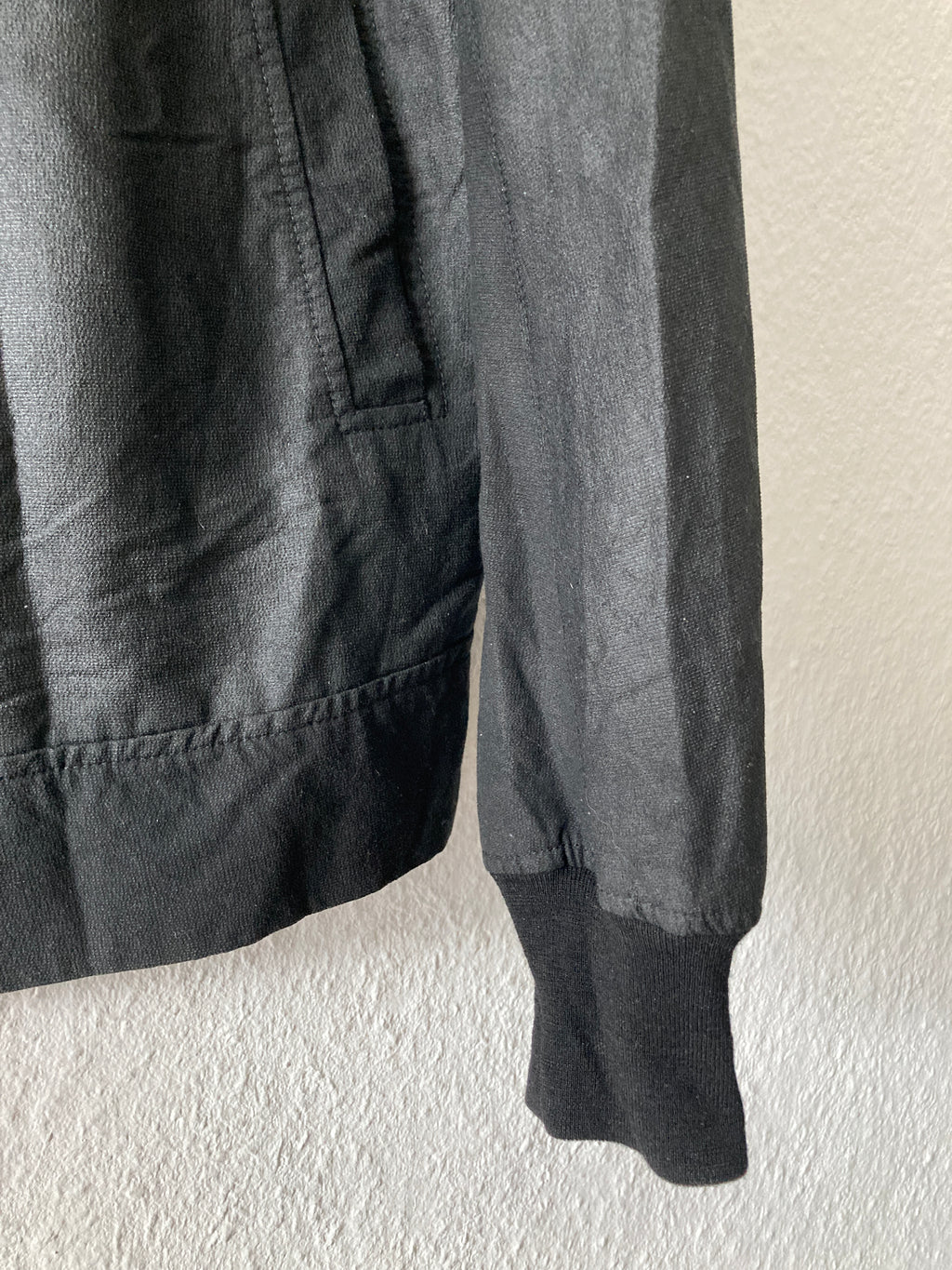 S/S 09 "STRUTTER" Waxed Black Berger Jacket Rick Owens XL