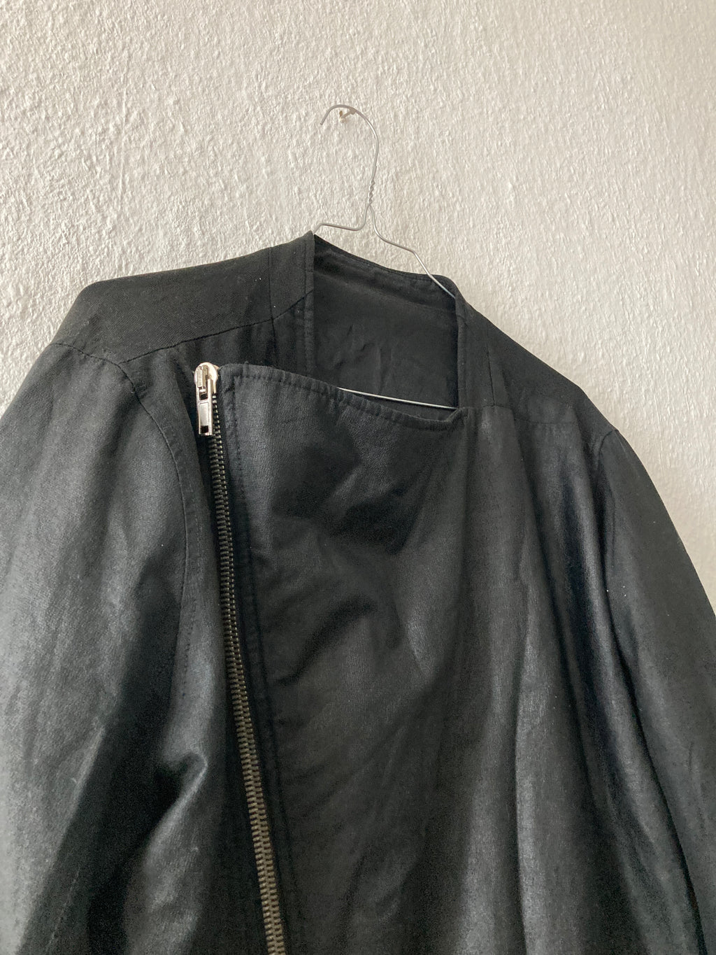 S/S 09 "STRUTTER" Waxed Black Berger Jacket Rick Owens XL