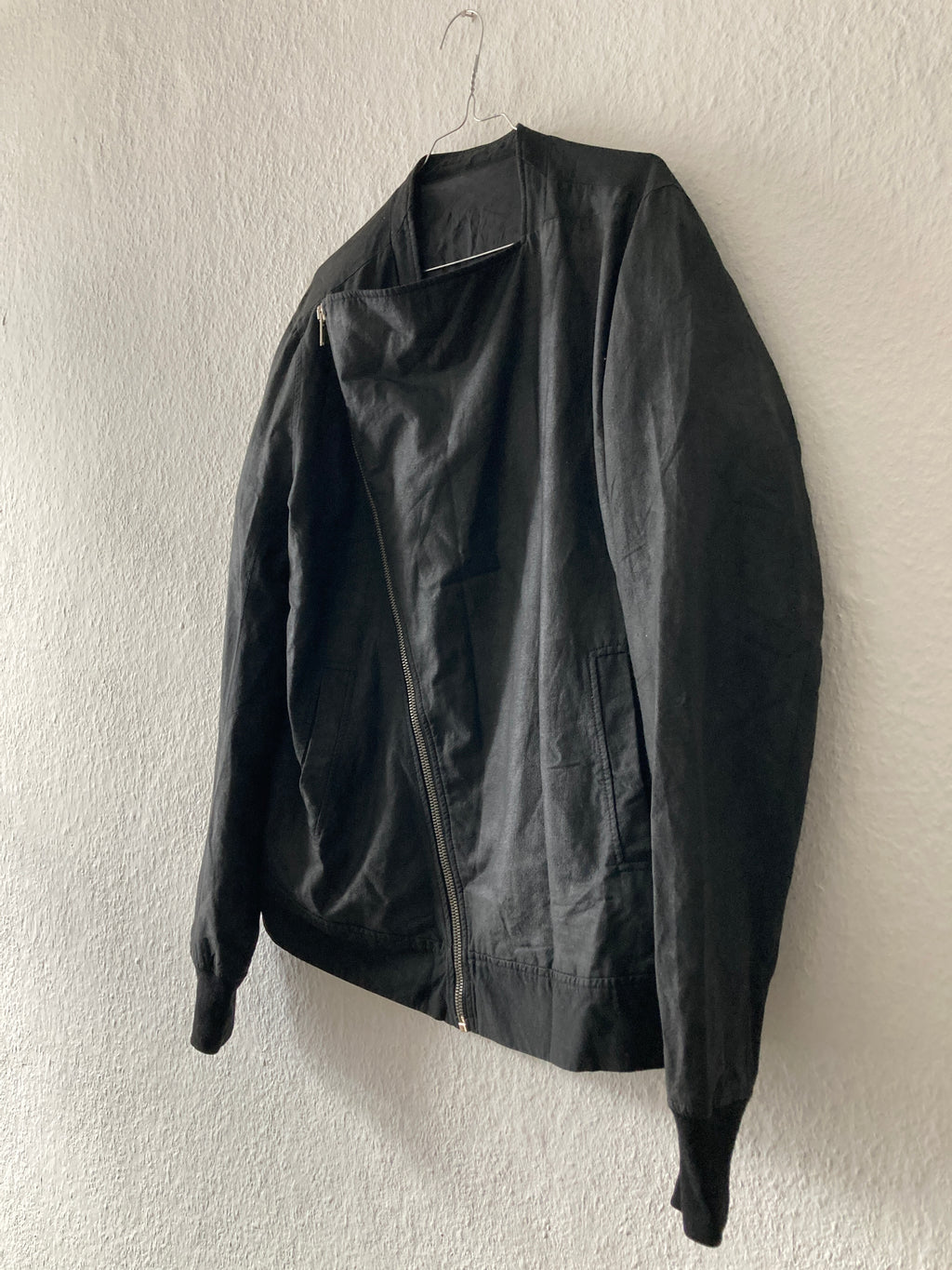 S/S 09 "STRUTTER" Waxed Black Berger Jacket Rick Owens XL