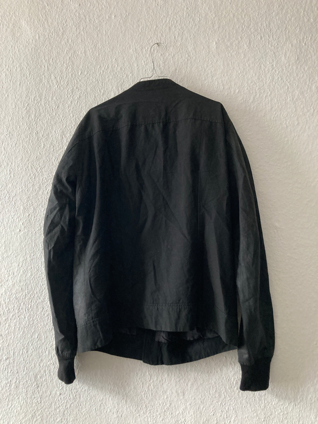 S/S 09 "STRUTTER" Waxed Black Berger Jacket Rick Owens XL