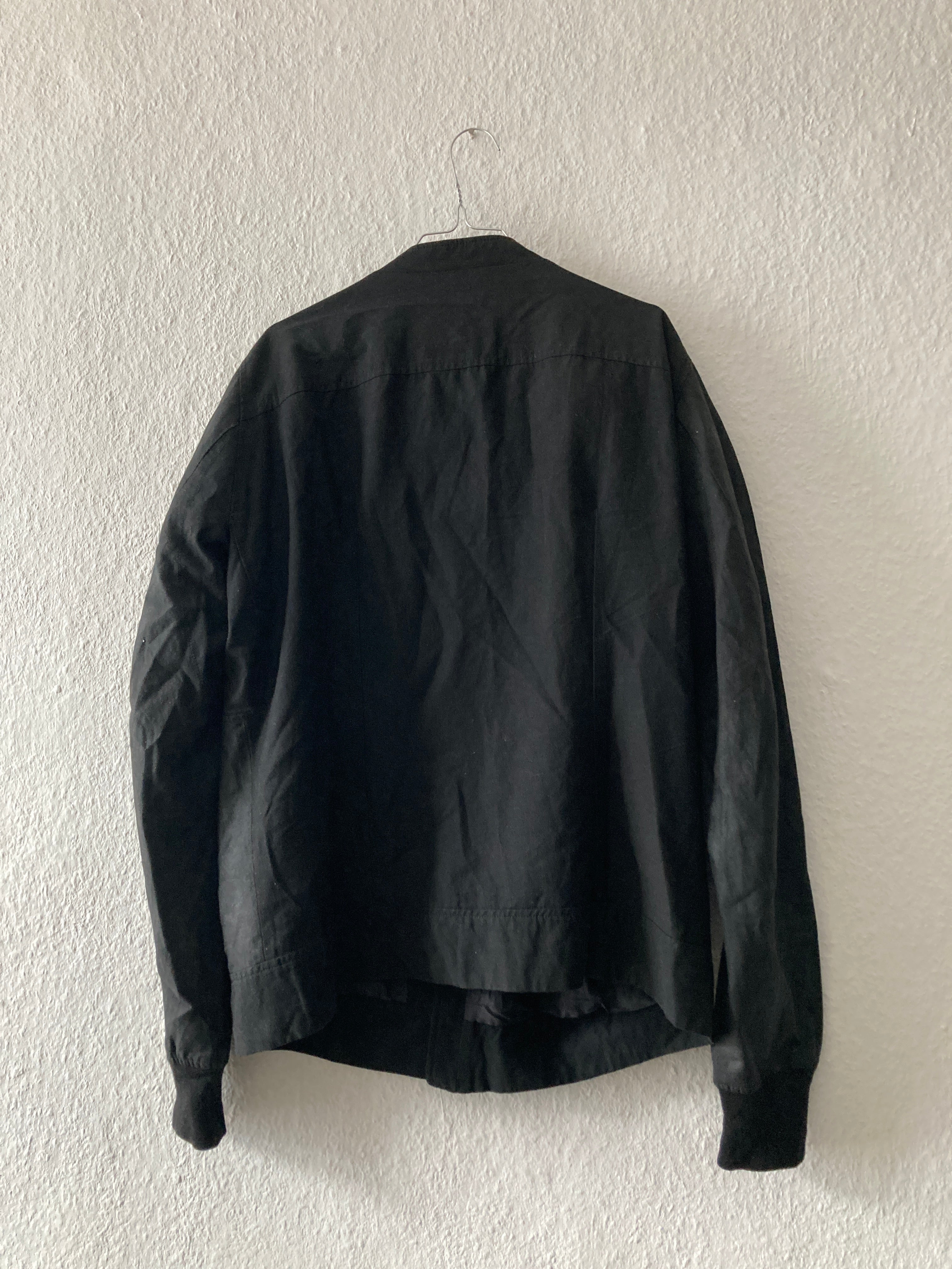 S/S 09 "STRUTTER" Waxed Black Berger Jacket Rick Owens XL