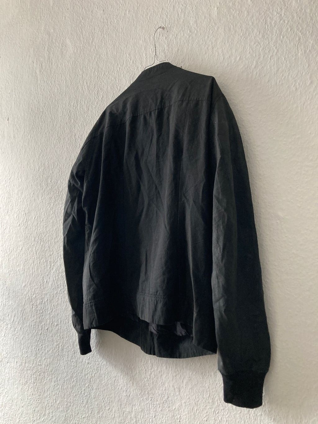 S/S 09 "STRUTTER" Waxed Black Berger Jacket Rick Owens XL