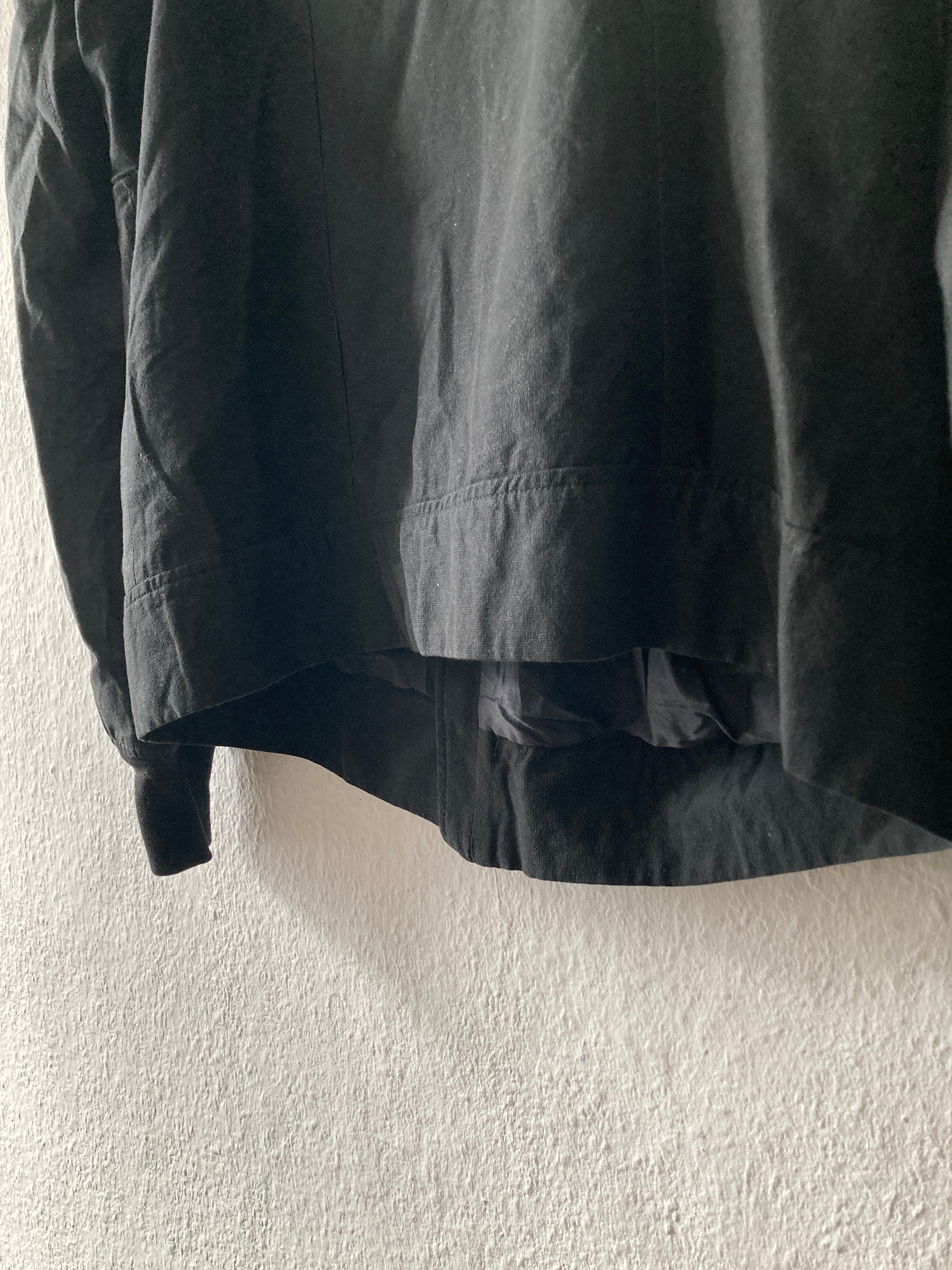 S/S 09 "STRUTTER" Waxed Black Berger Jacket Rick Owens XL