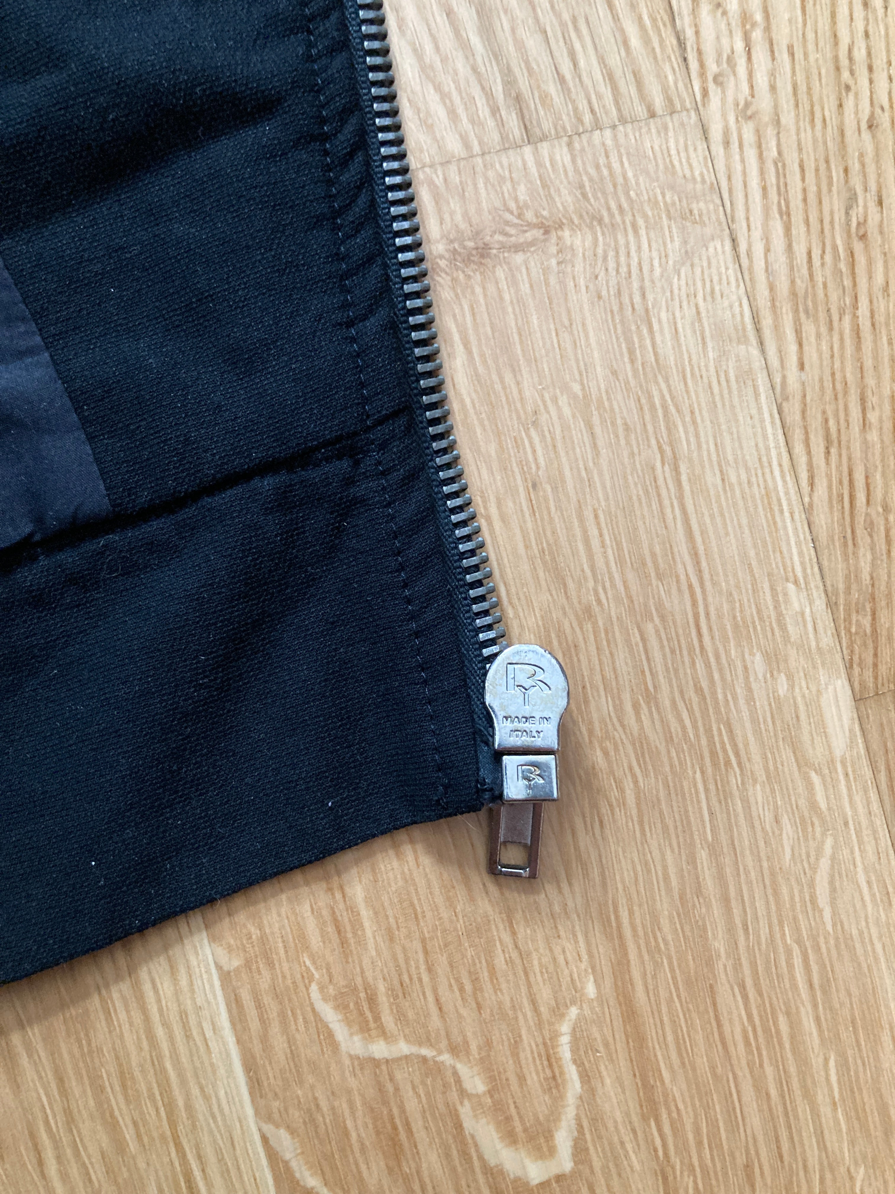 S/S 09 "STRUTTER" Waxed Black Berger Jacket Rick Owens XL