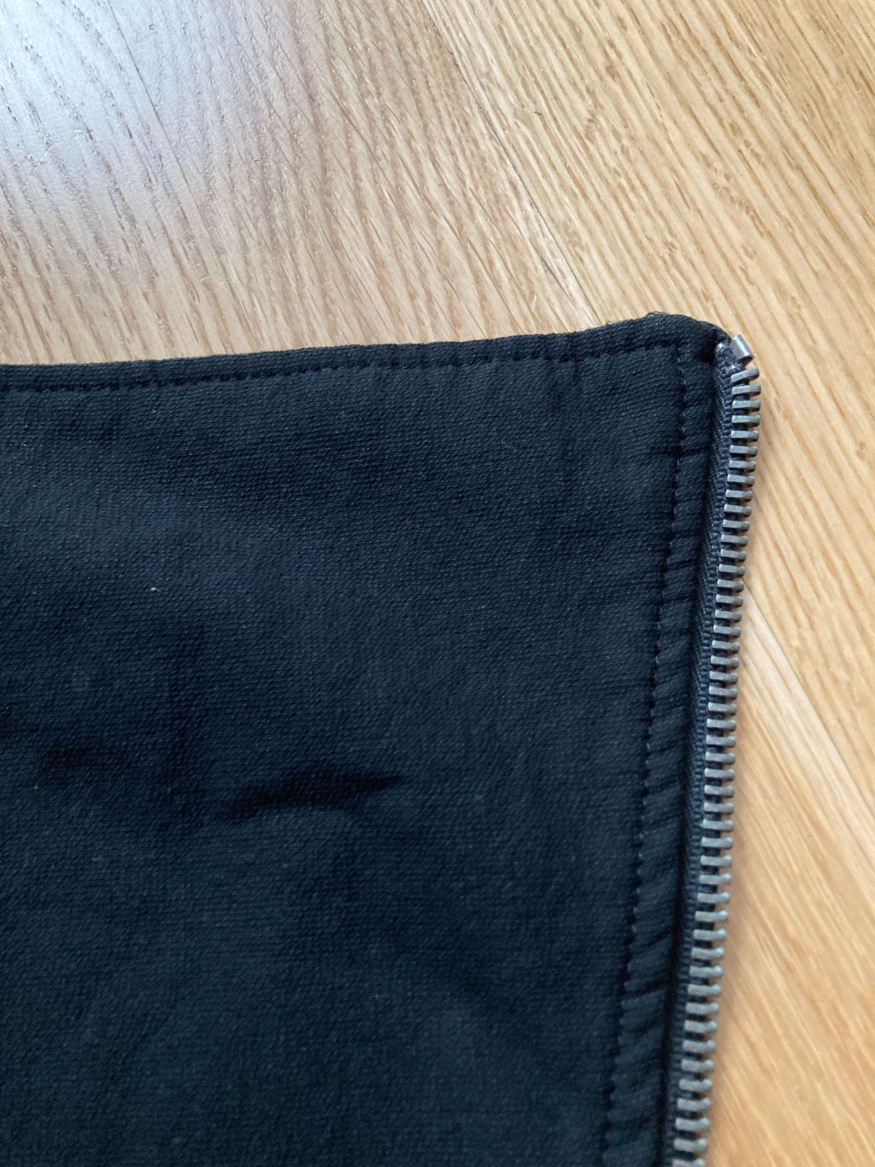 S/S 09 "STRUTTER" Waxed Black Berger Jacket Rick Owens XL