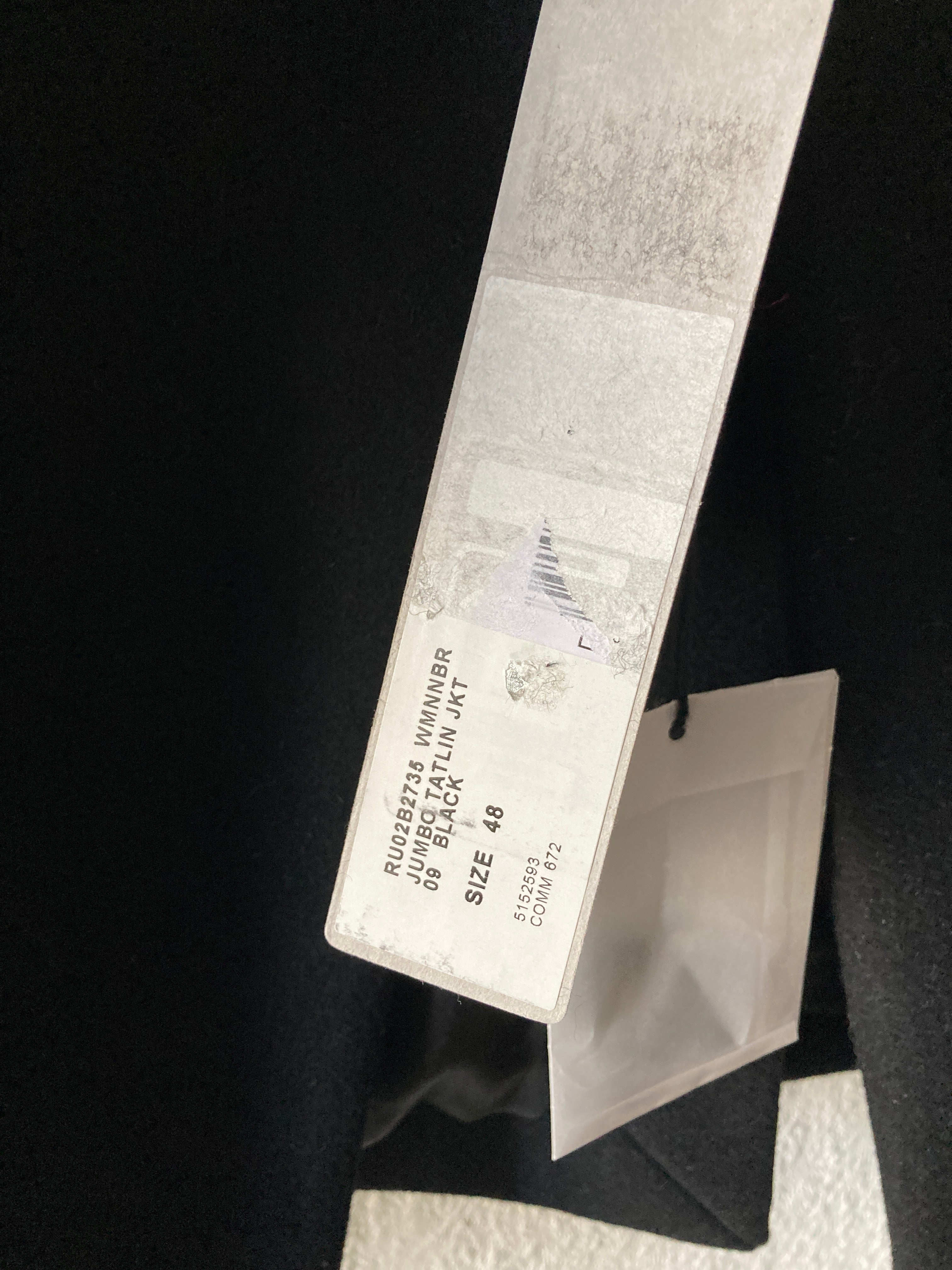 F/W 22 "STROBE" Runway Jumbo Tatlin Heavy Wool Jacket IT48/M