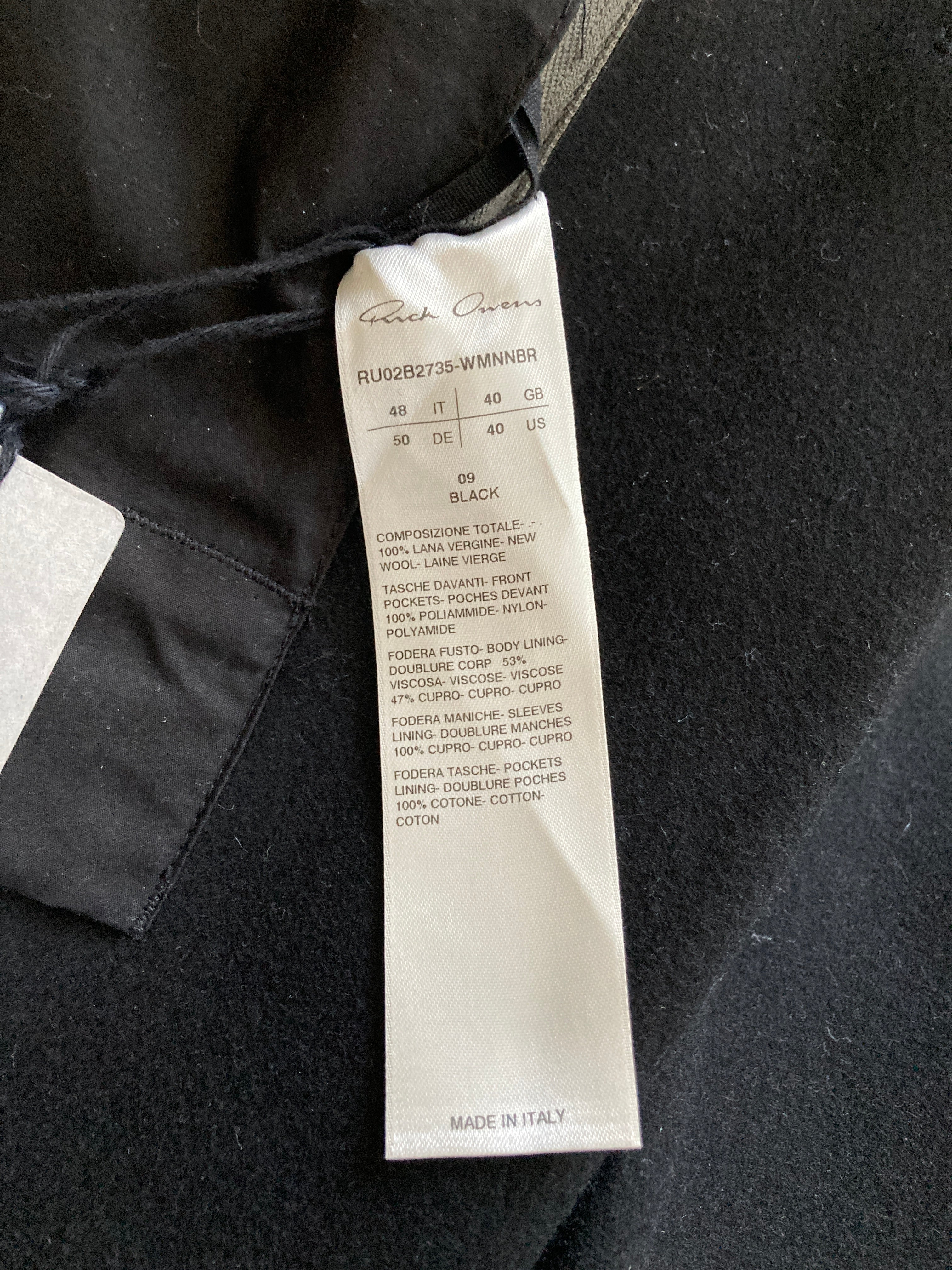 F/W 22 "STROBE" Runway Jumbo Tatlin Heavy Wool Jacket IT48/M