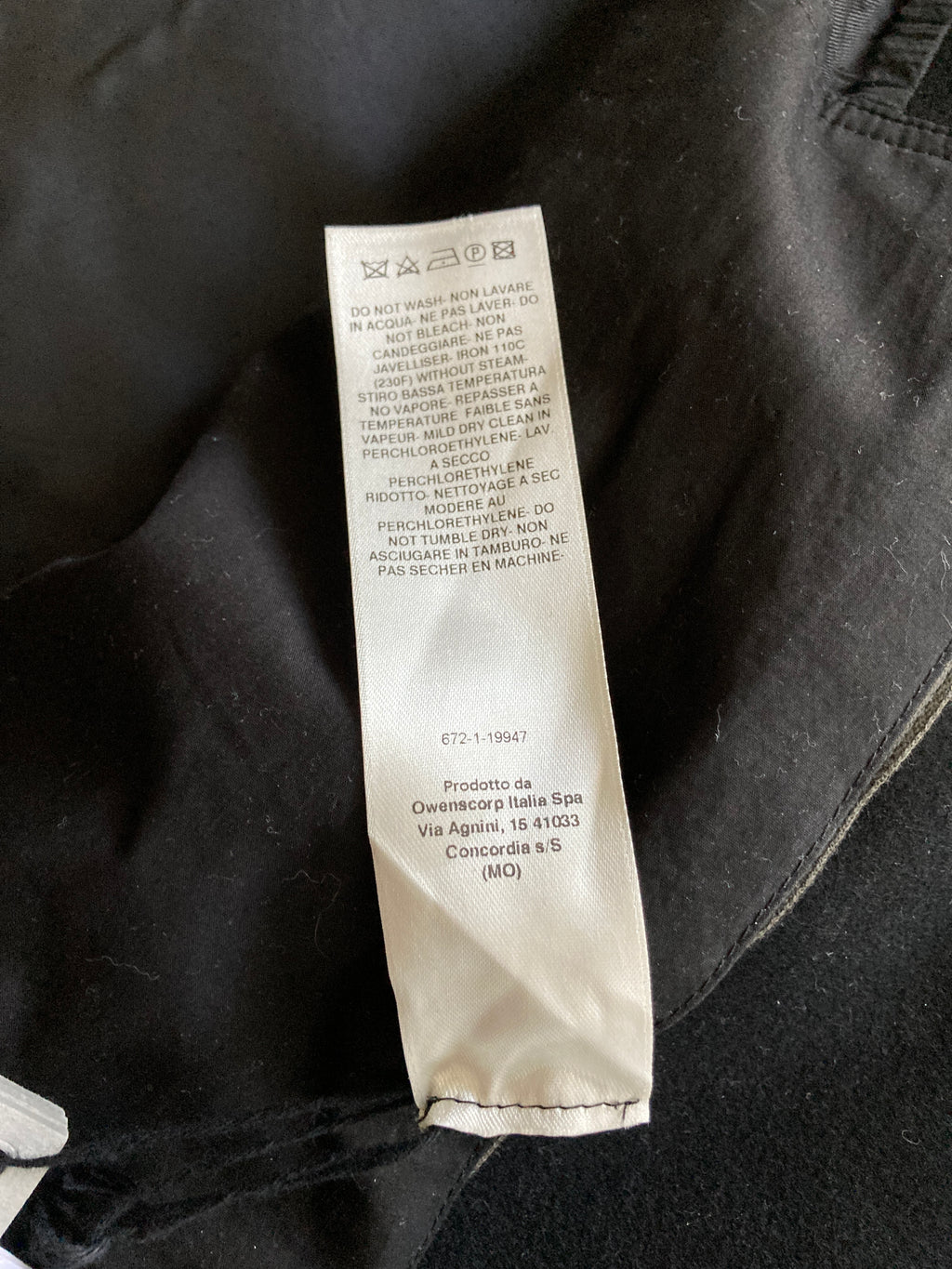 F/W 22 "STROBE" Runway Jumbo Tatlin Heavy Wool Jacket IT48/M