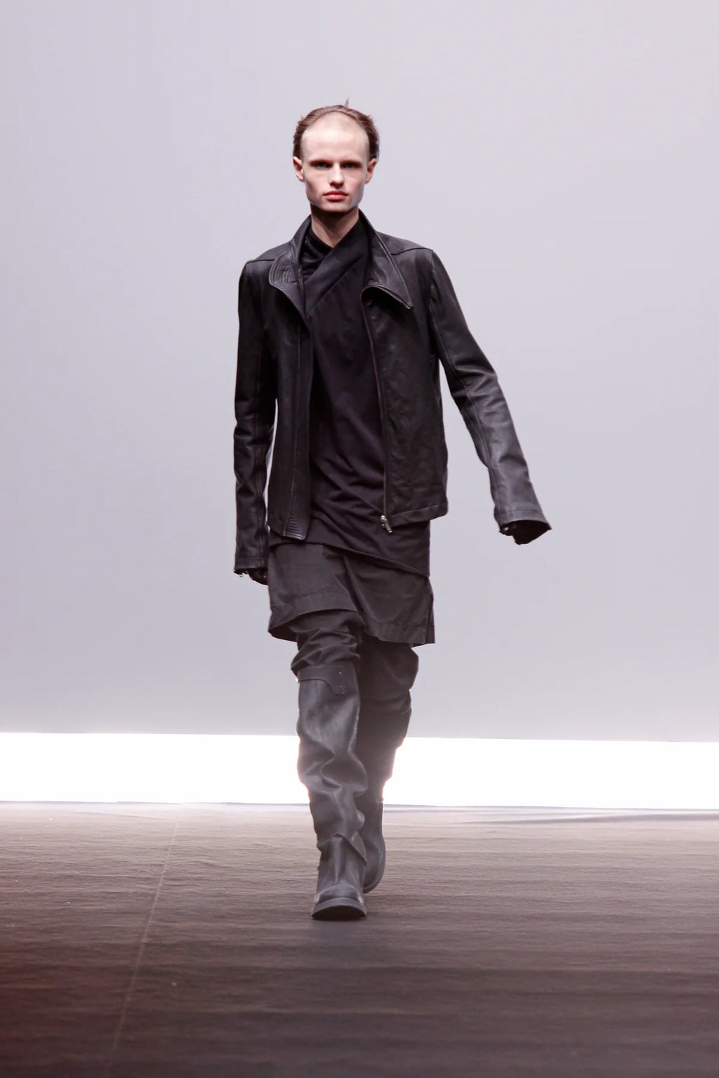 F/W 09 "CRUST" Sample Blistered Lamb Leather Mollino Jacket