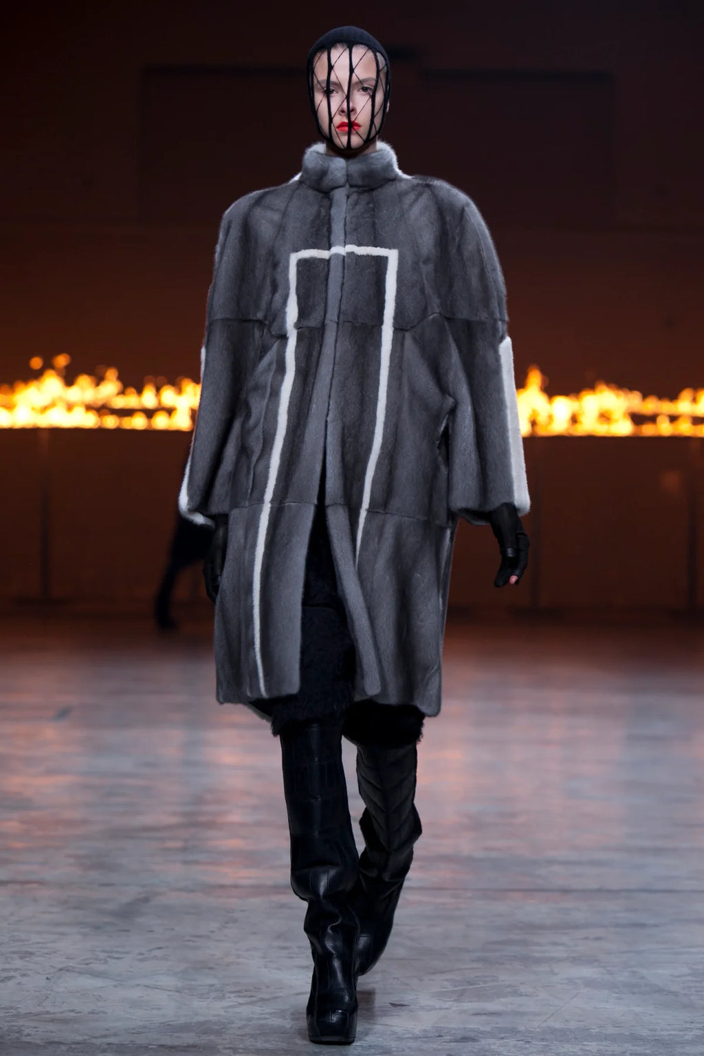F/W 12 "MOUNTAIN" Silk Pod Shorts Rick Owens M