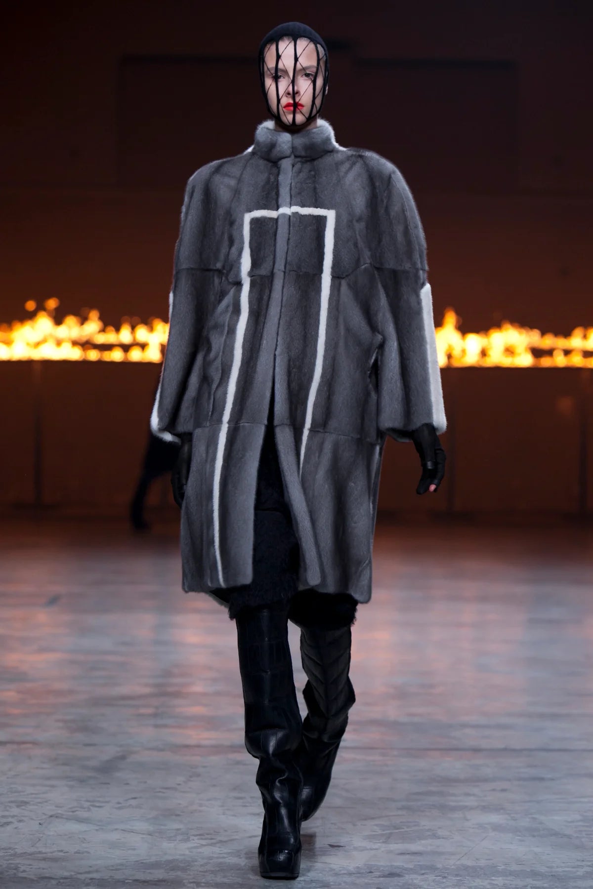 F/W 12 "MOUNTAIN" Silk Pod Shorts Rick Owens M