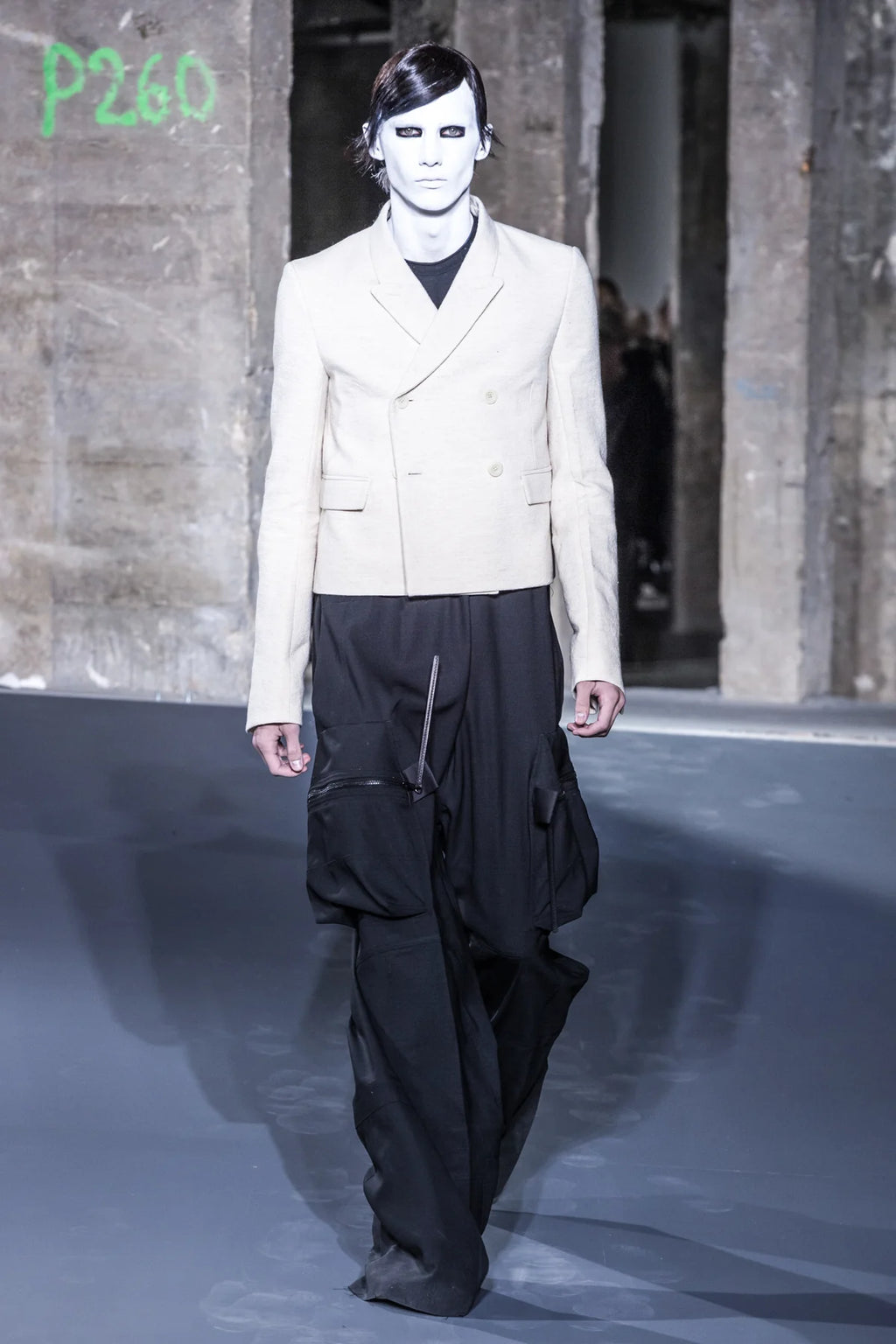 F/W 16 "MASTODON" Wool & Linen Runway JMF Blazer Rick Owens IT50/M