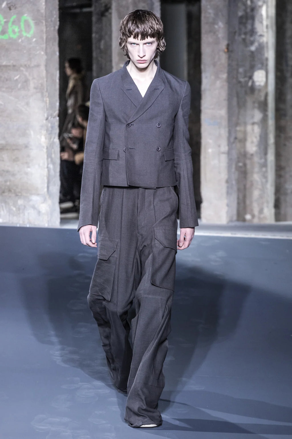 F/W 16 "MASTODON" Wool & Linen Runway JMF Blazer Rick Owens IT50/M